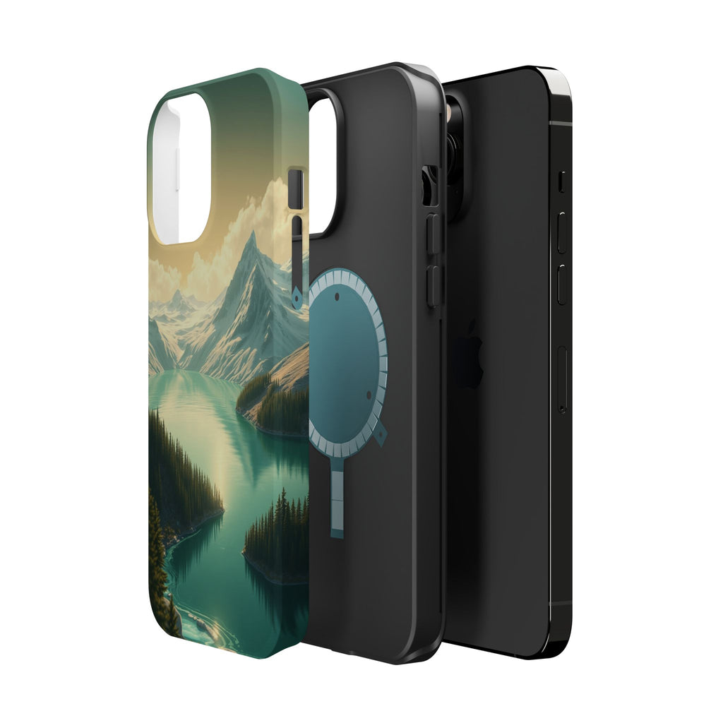 iPhone Glacier Lake Bold Art Slim Everyday Designer Case · iPhone Case