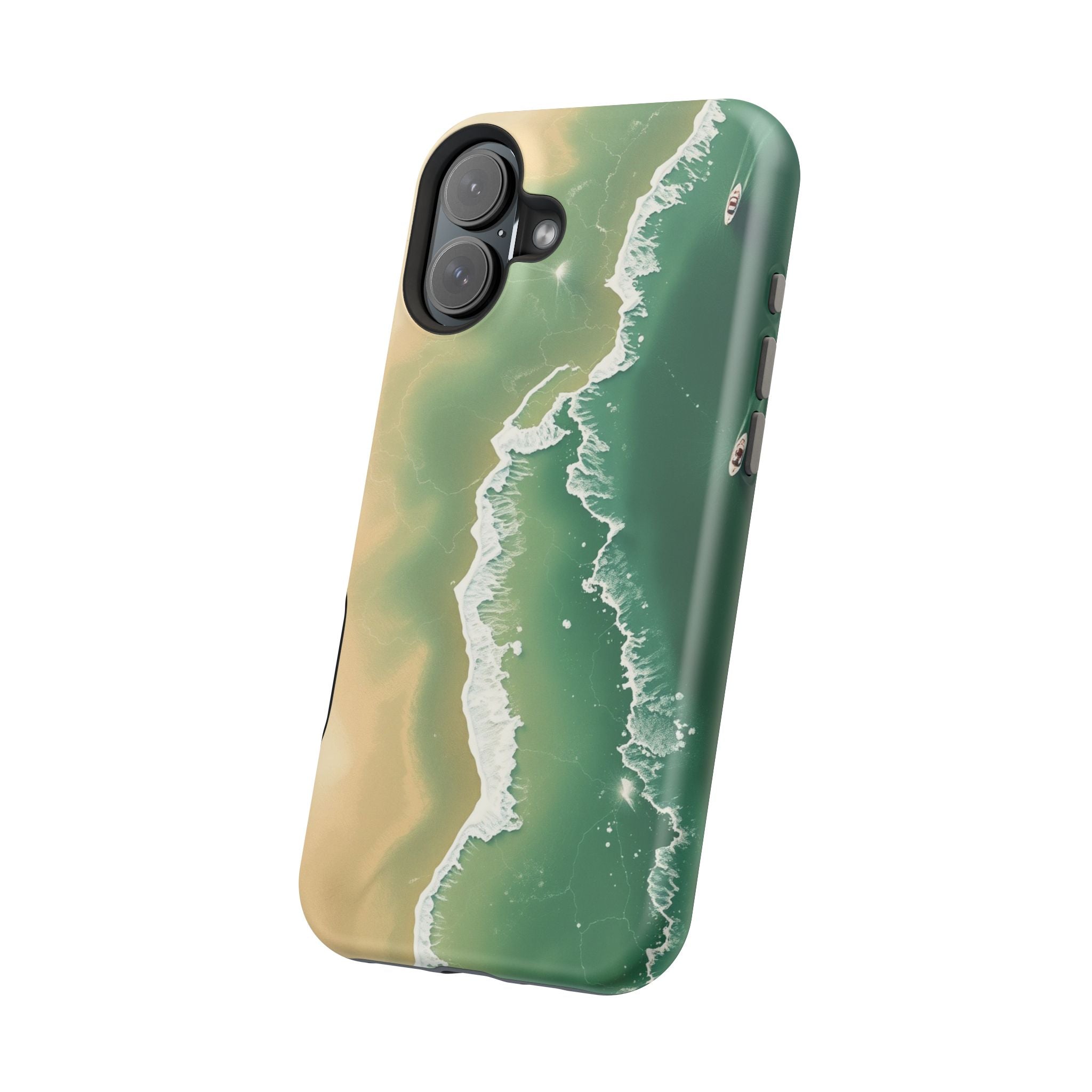 iPhone Shoreline Aerial Bold Art Bold Modern Everyday Snap Case · iPhone Case