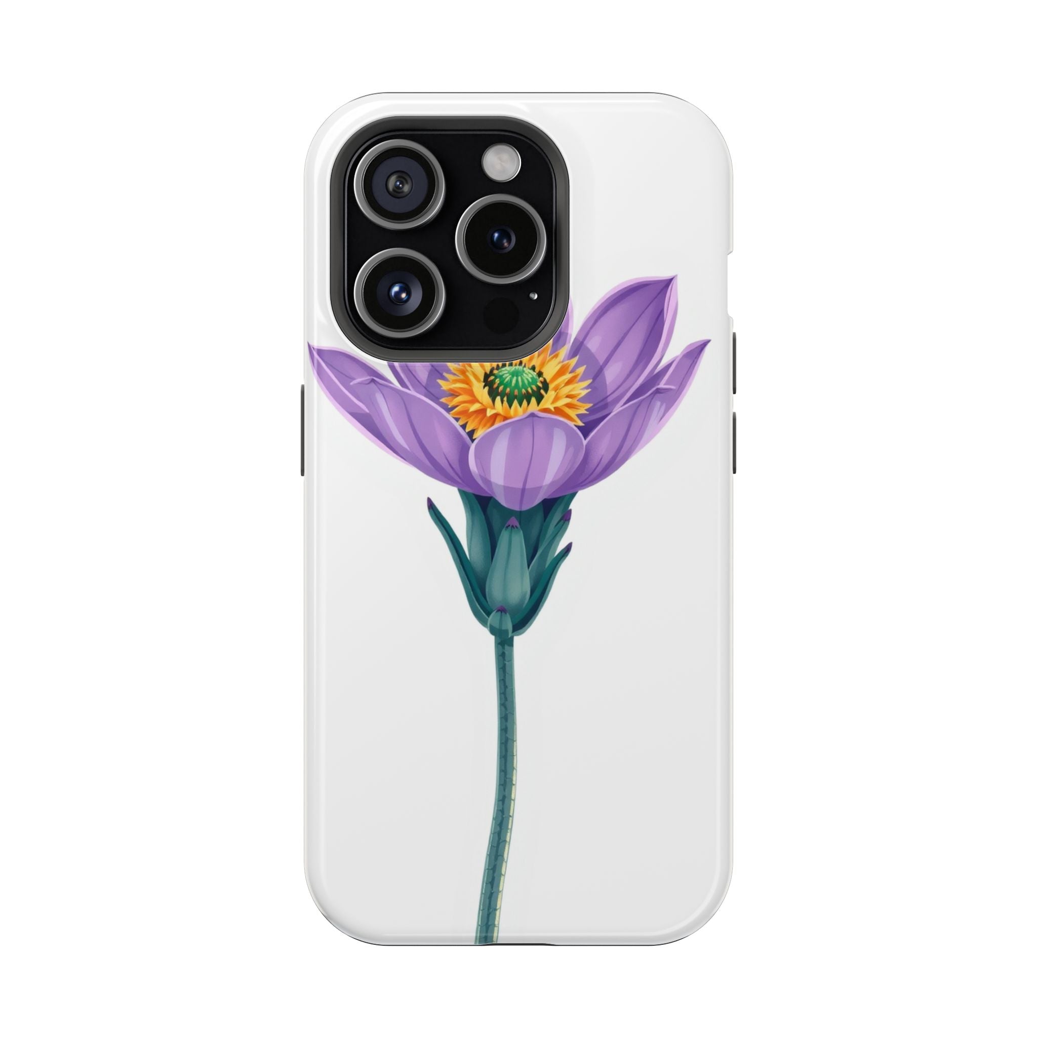 iPhone Indigo And Violet Desert Flower Slim Everyday Designer Case · iPhone Case