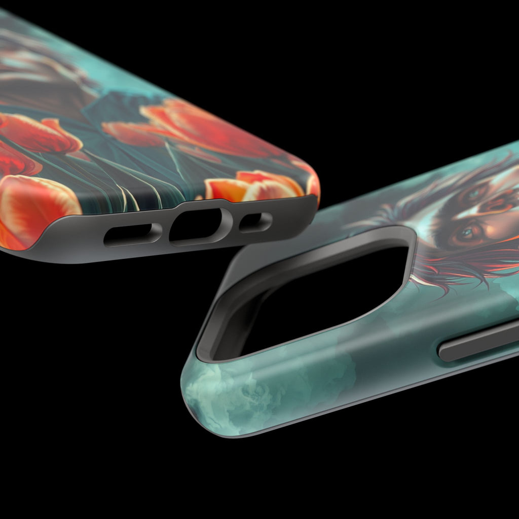 iPhone Tulip Row Electric Art Slim Everyday Designer Case · iPhone Case