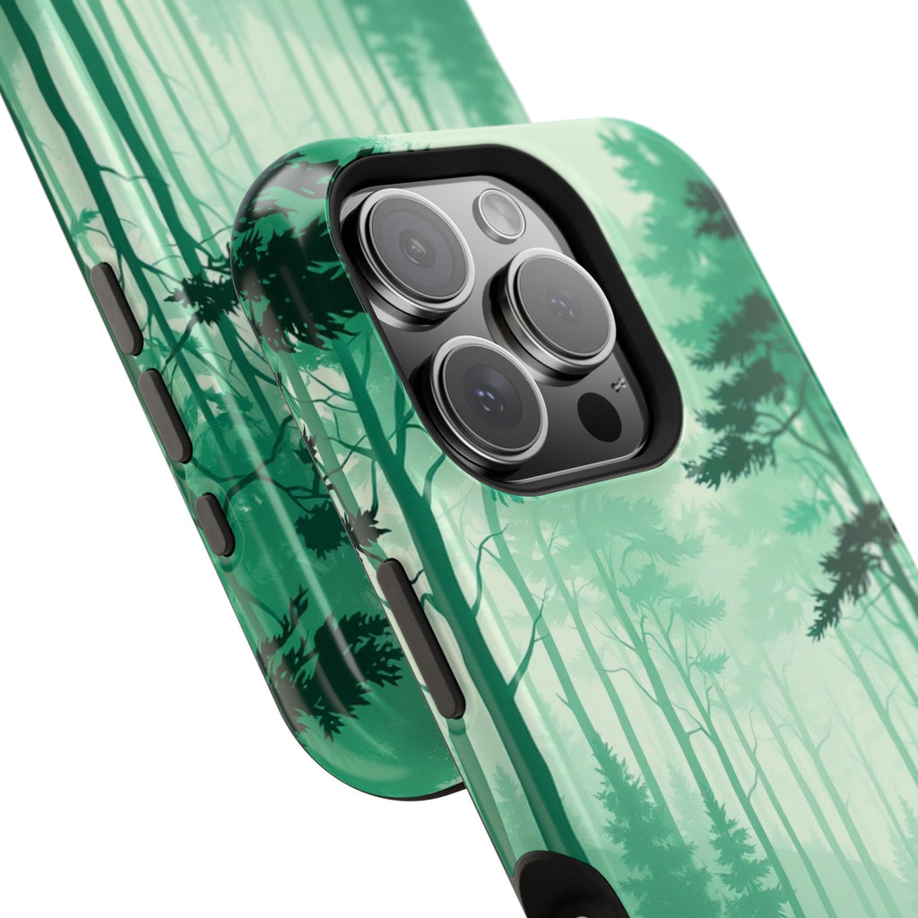 iPhone Earthy Misty Forest Path Design Slim Everyday Designer Case · iPhone Case