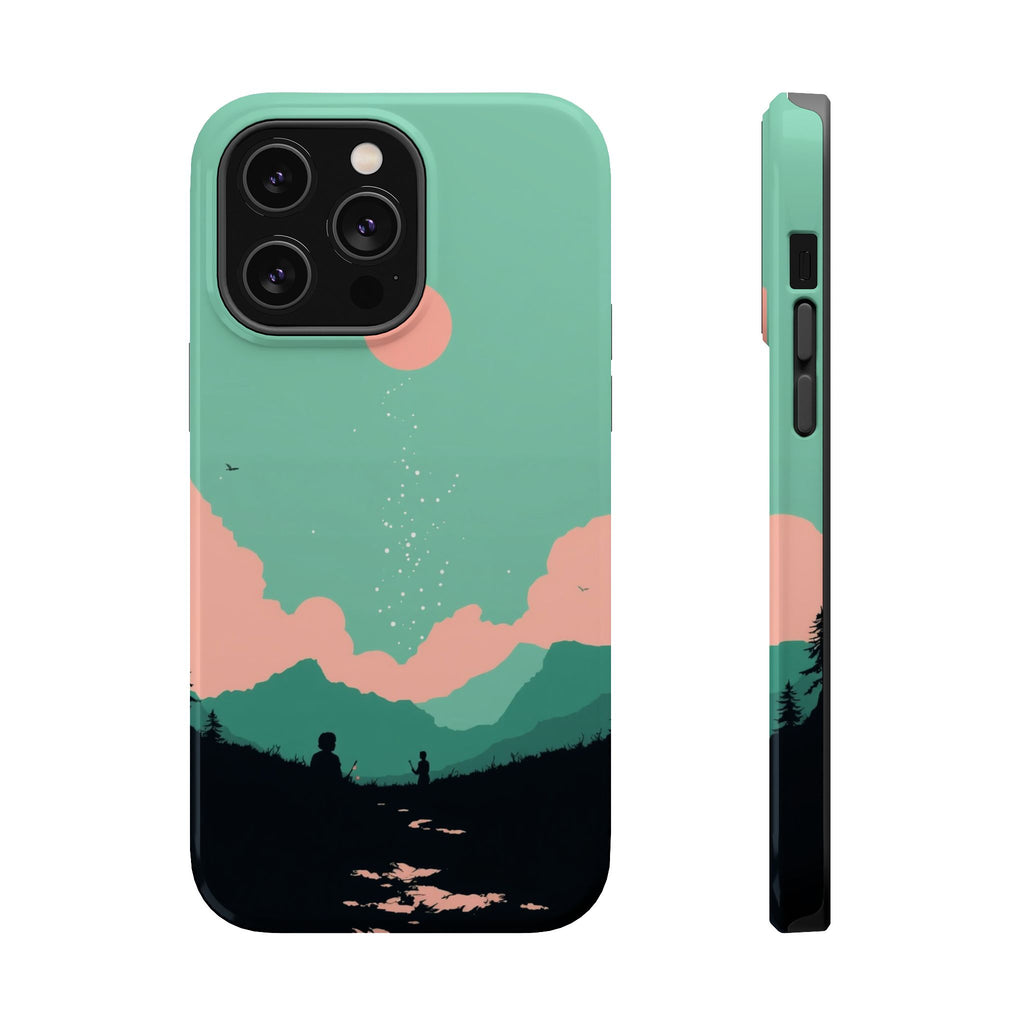 iPhone Magnetic Field Electric Art Bold Modern Everyday Snap Case · iPhone Case