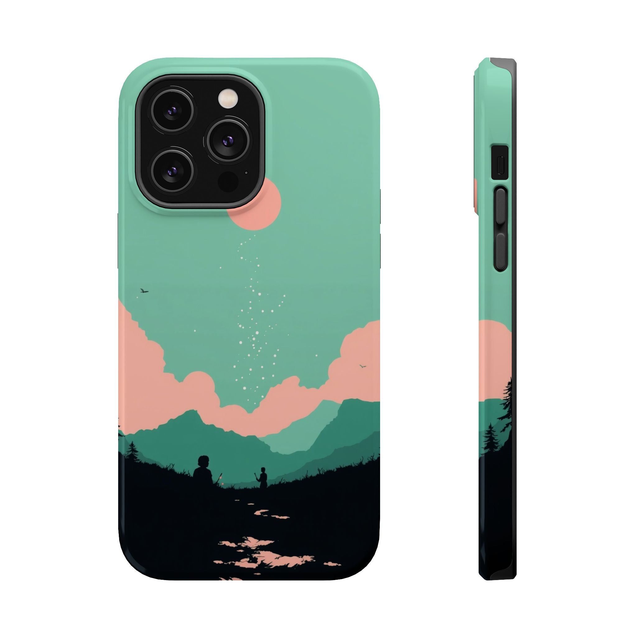 iPhone Magnetic Field Electric Art Bold Modern Everyday Snap Case · iPhone Case