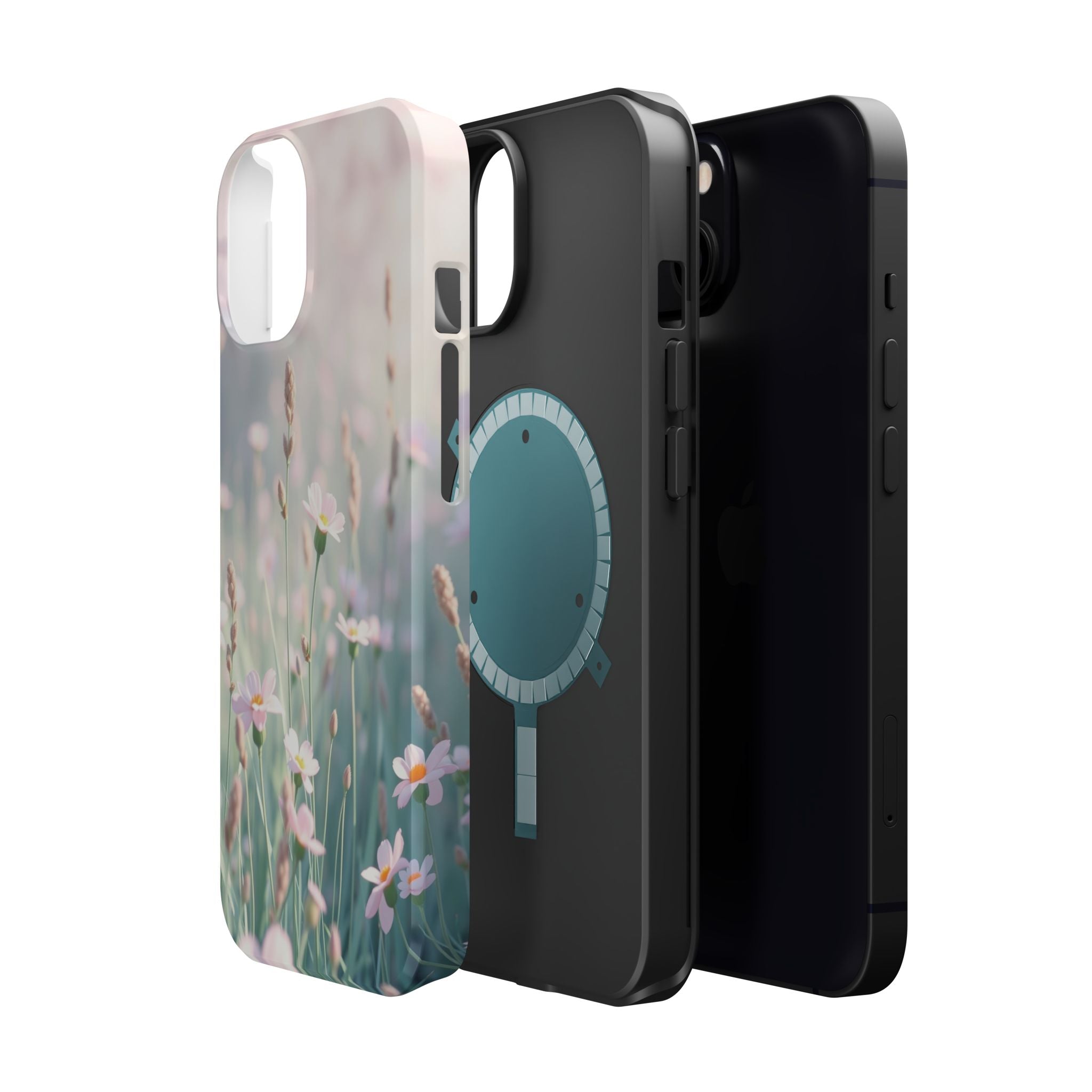 iPhone Spring Meadow Pastel Kawaii Bold Modern Everyday Snap Case · iPhone Case