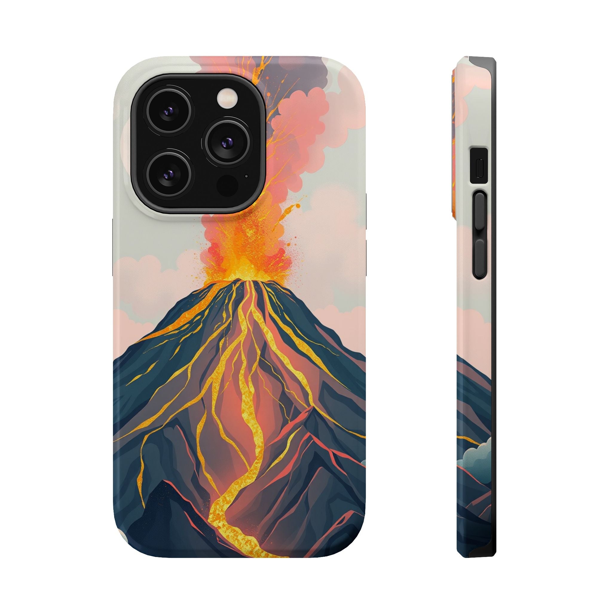 iPhone Volcanic Eruption Gold Foil Luxury Slim iPhone Everyday Designer · iPhone