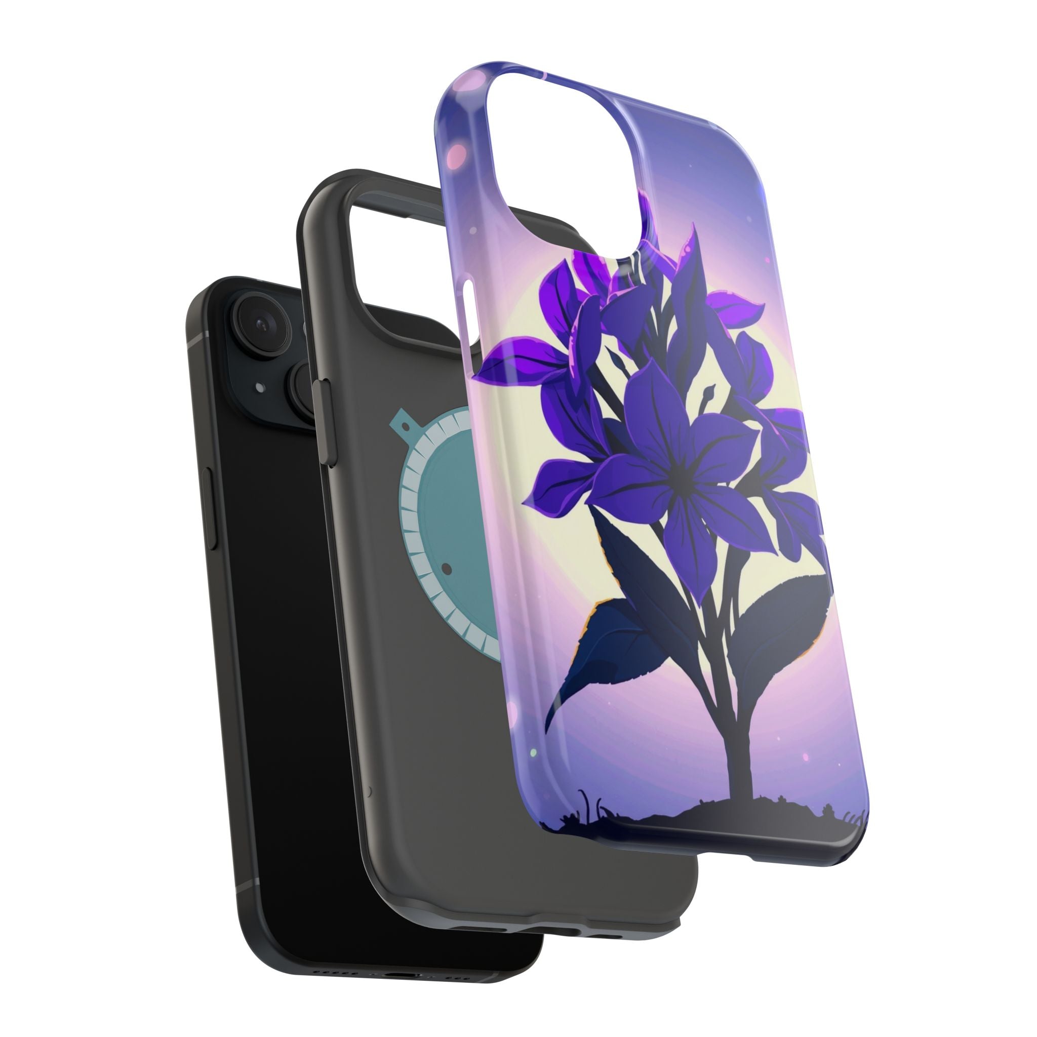 iPhone Floral Crown Mystic Art 13 Bold Modern Everyday Snap Case · iPhone Case