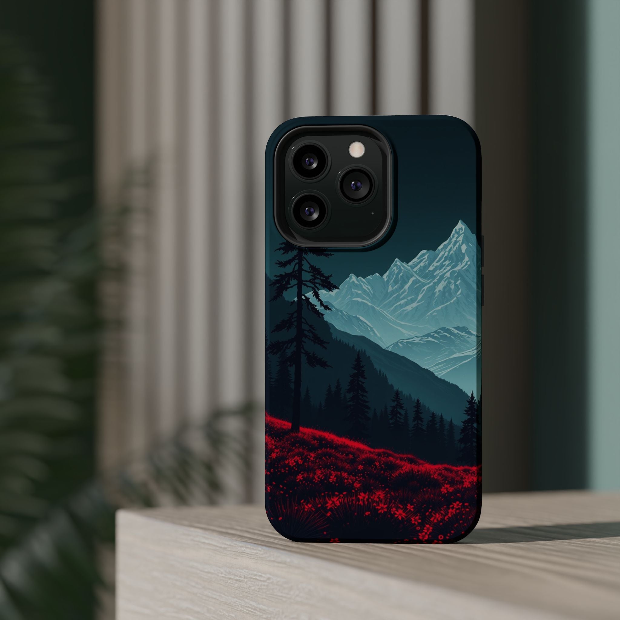 iPhone Vibrant Alpine Meadow Design 17 Slim Everyday Designer Case · iPhone Case