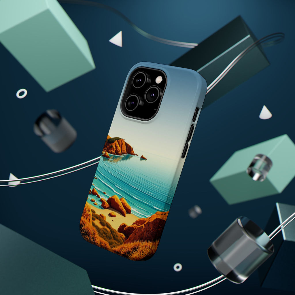 iPhone Mustard And Rust Pebble Beach Slim Everyday iPhone 14 Designer · iPhone C