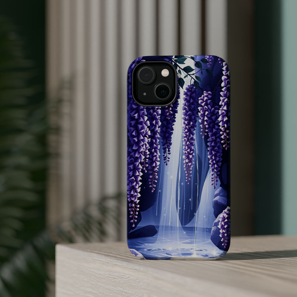 iPhone Wisteria Cascade Serene Design Slim Snap Case Ga · iPhone Case