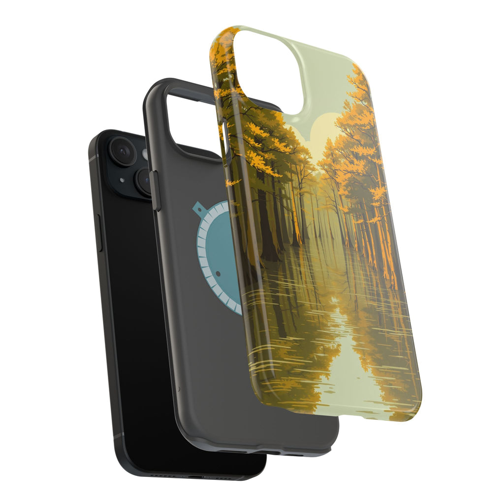 iPhone Cypress Swamp Enchanted Art Bold Modern Everyday Snap Case · iPhone Case