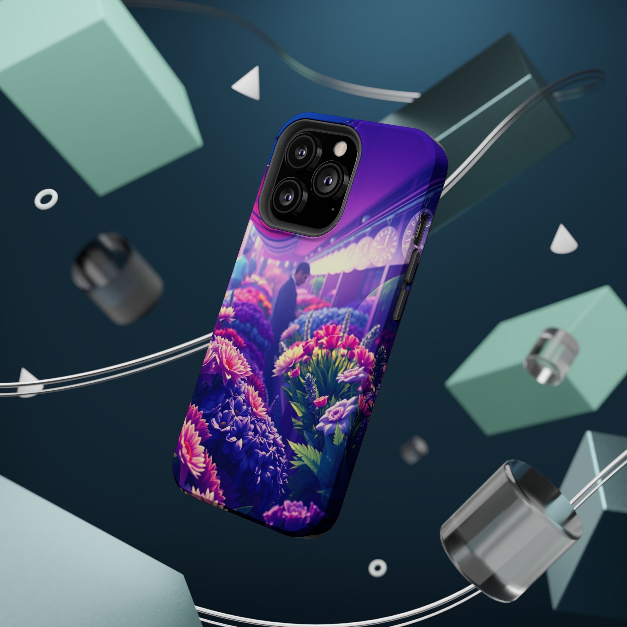 iPhone Flower Market Enchanted Art Bold Modern Everyday Snap Case · iPhone Case