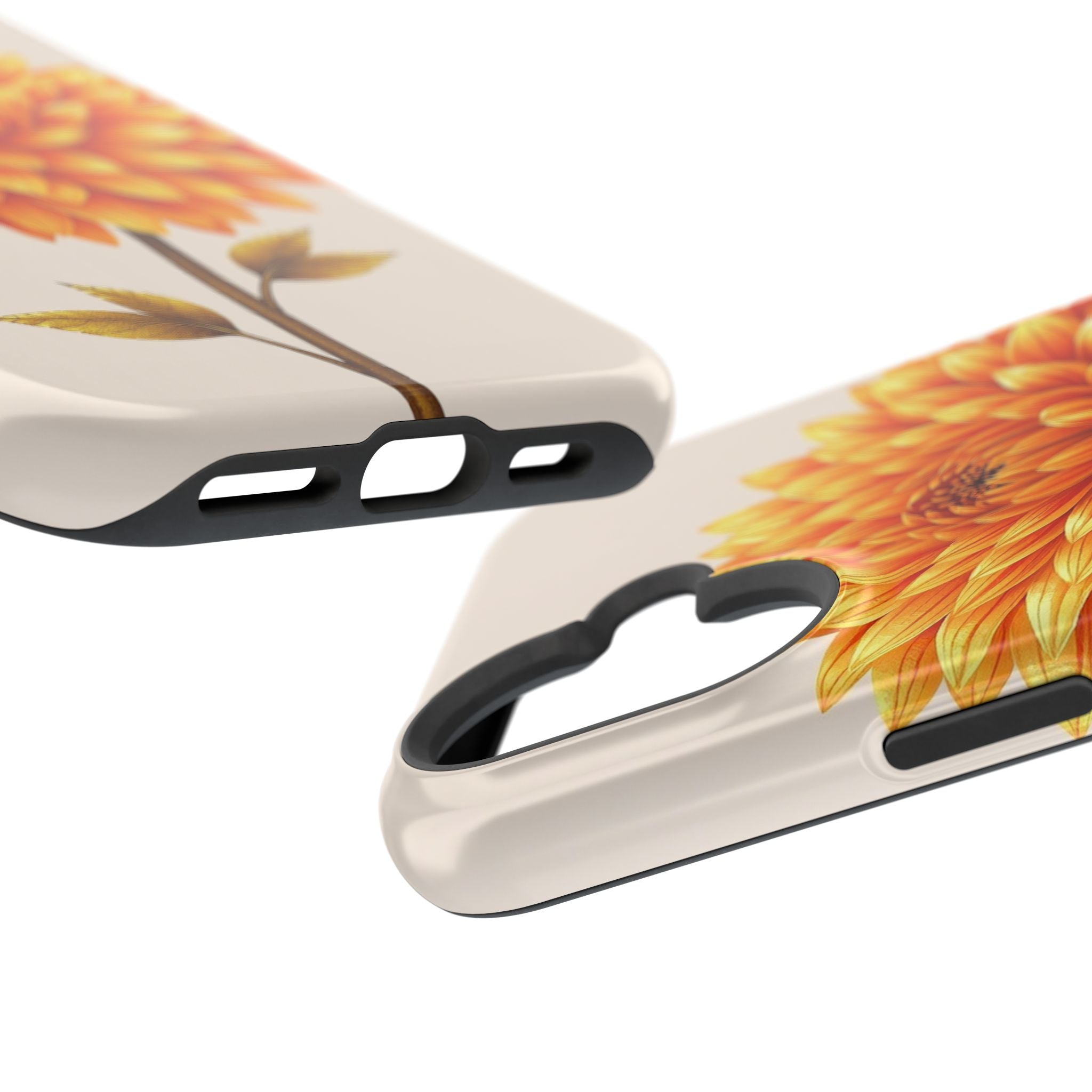 iPhone Chrysanthemum Classic Gold Foil Luxury Slim iPhone Everyday · iPhone Case