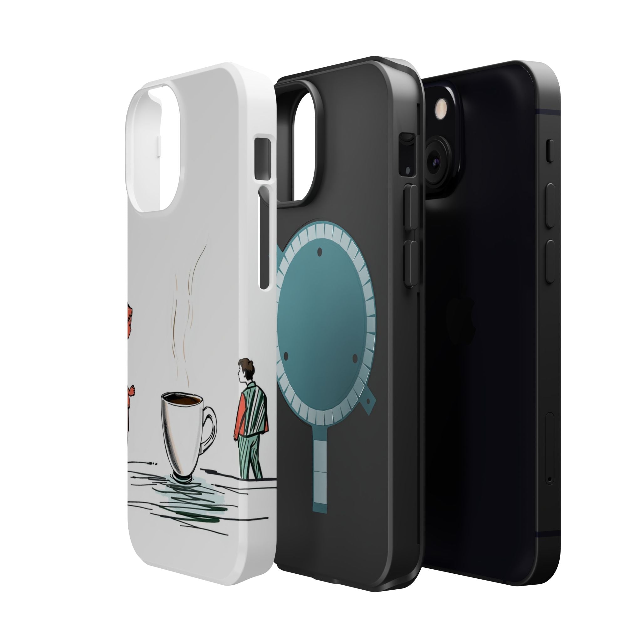 iPhone Coffee Before People Mystic Art Slim Everyday Designer Case · iPhone Case