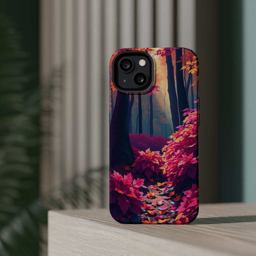 iPhone Earthy Autumn Forest Floor Design Slim Everyday iPhone Designer · iPhone
