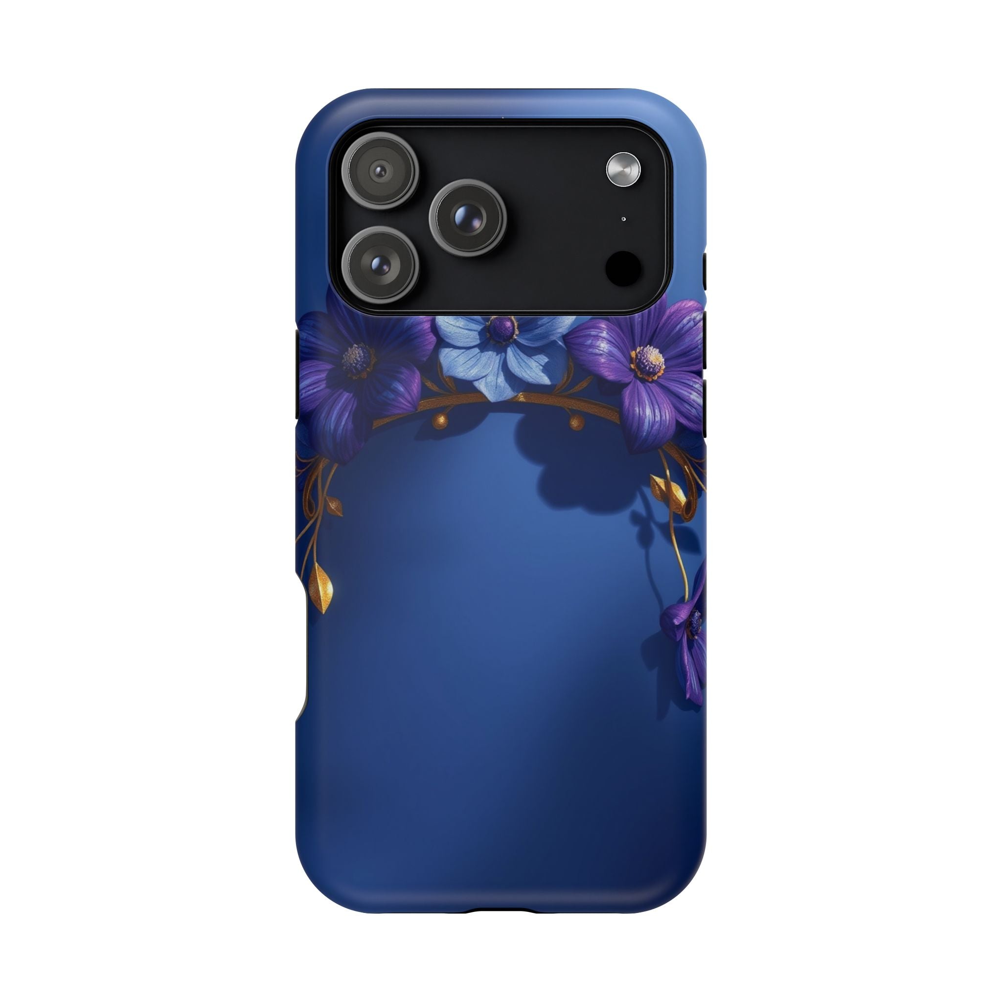 iPhone Vibrant Floral Crown Design 14 Slim Everyday Designer Case · iPhone Case