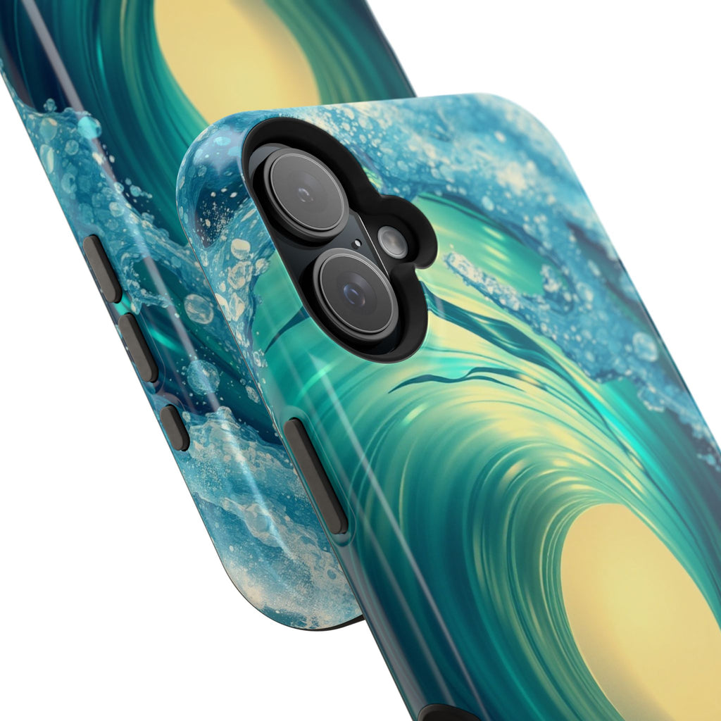 iPhone Ocean Wave Crash Holographic Iridescent Soft iPhone Finish · iPhone Case