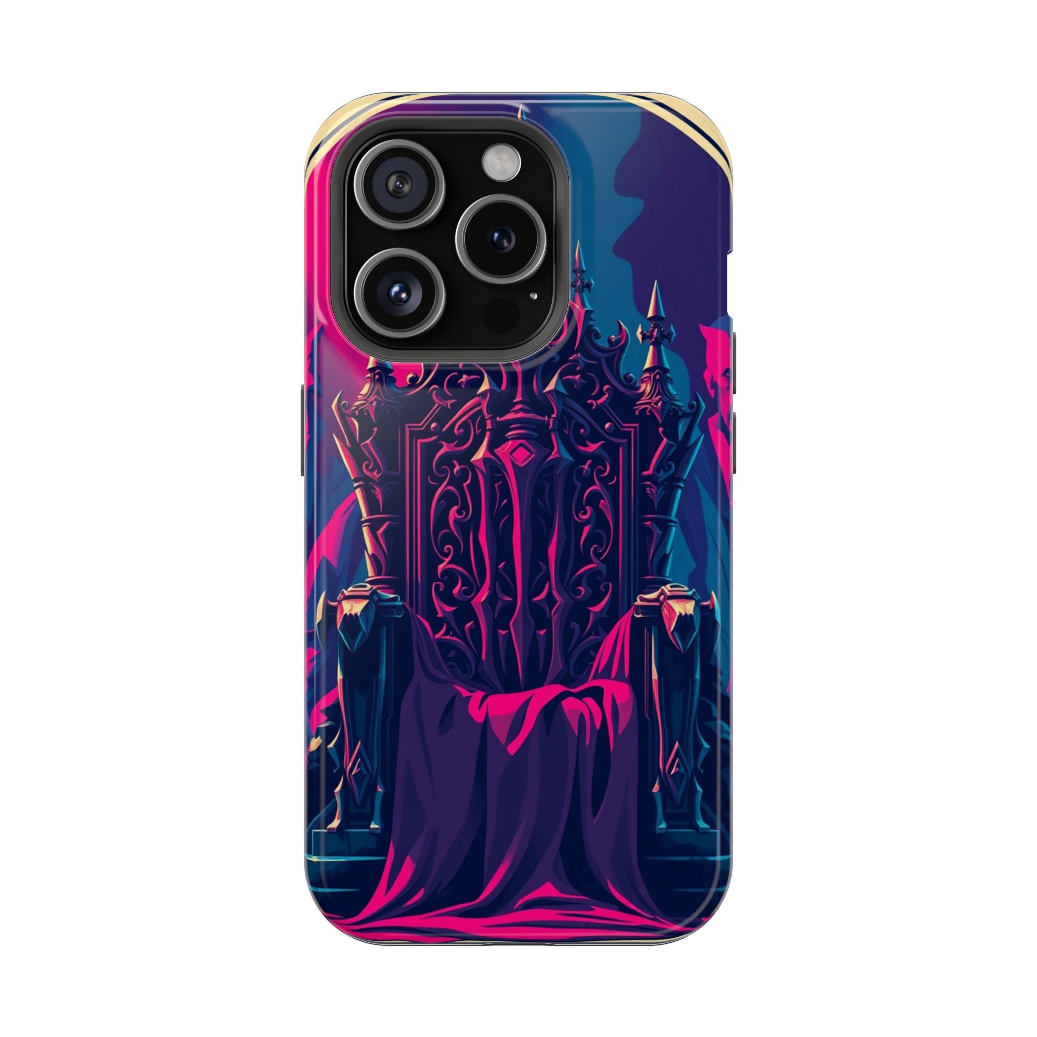 iPhone Lich King Throne Vintage Retro Poster Slim Everyday Designer Case · iPhon
