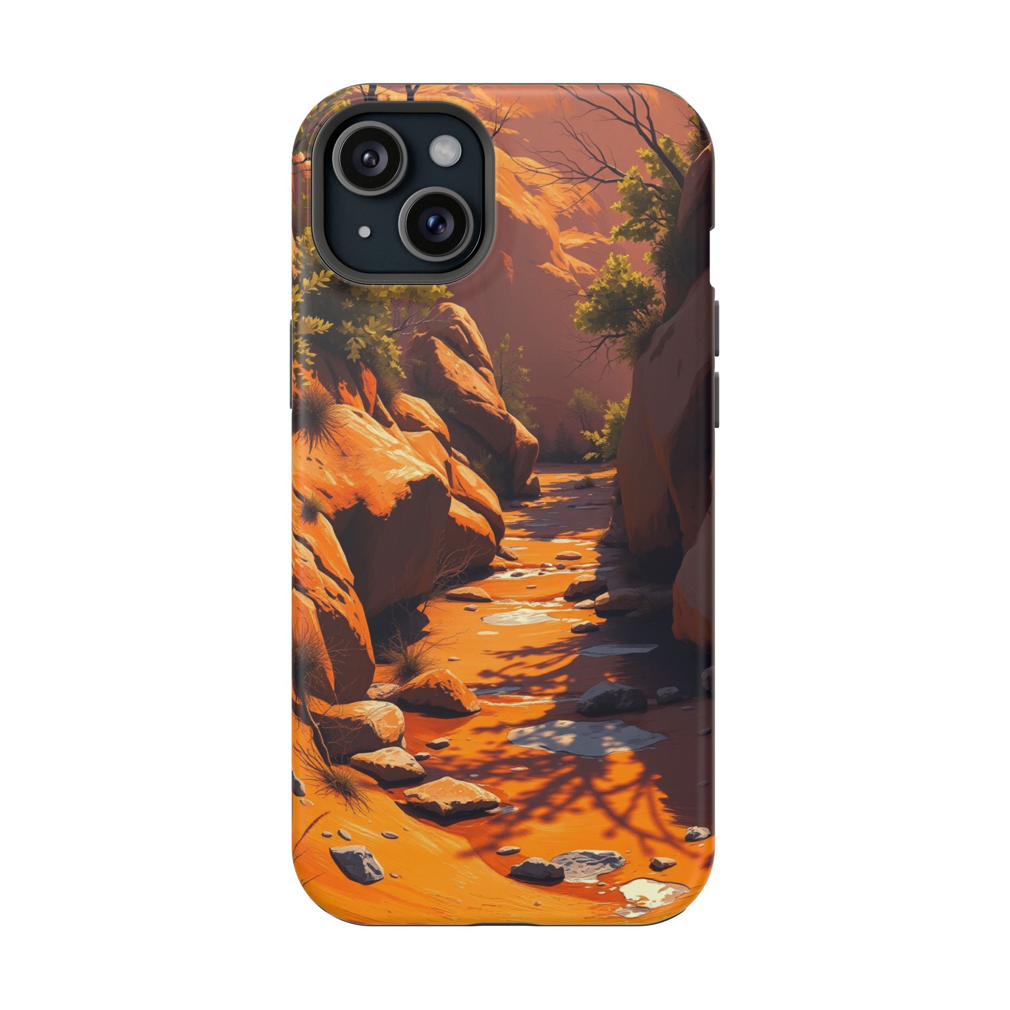iPhone Spring Creek Bold Art Slim Everyday Designer Case · iPhone Case
