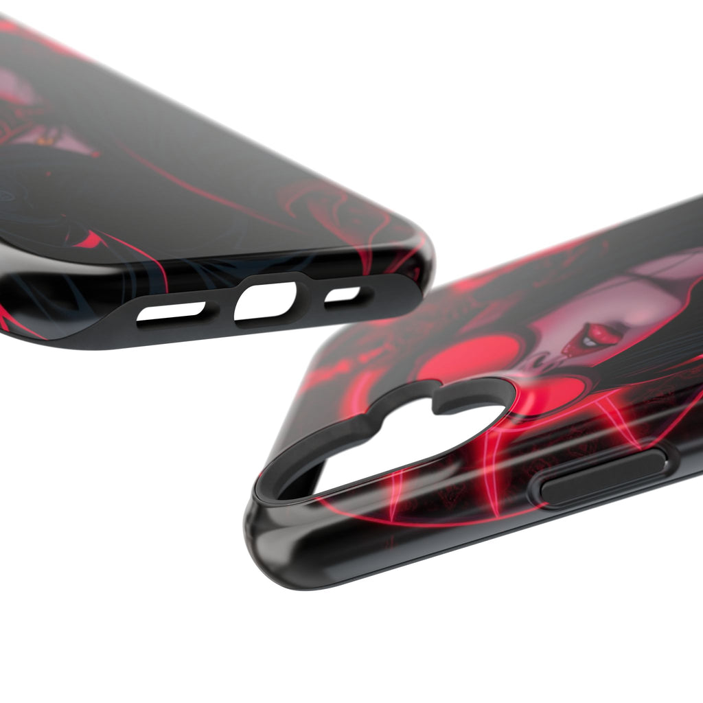iPhone Black And Crimson Art Nouveau Female Slim Everyday Designer Case · iPhone