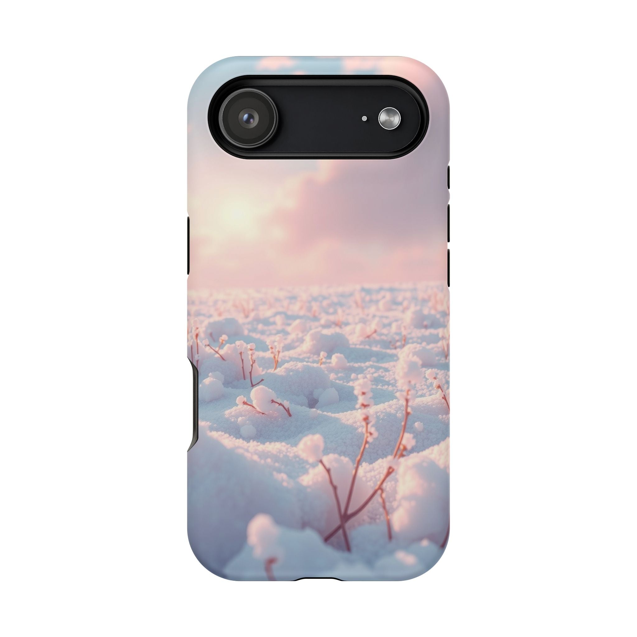iPhone Snow Field Enchanted Art 13 Bold Modern Everyday Snap Case · iPhone Case