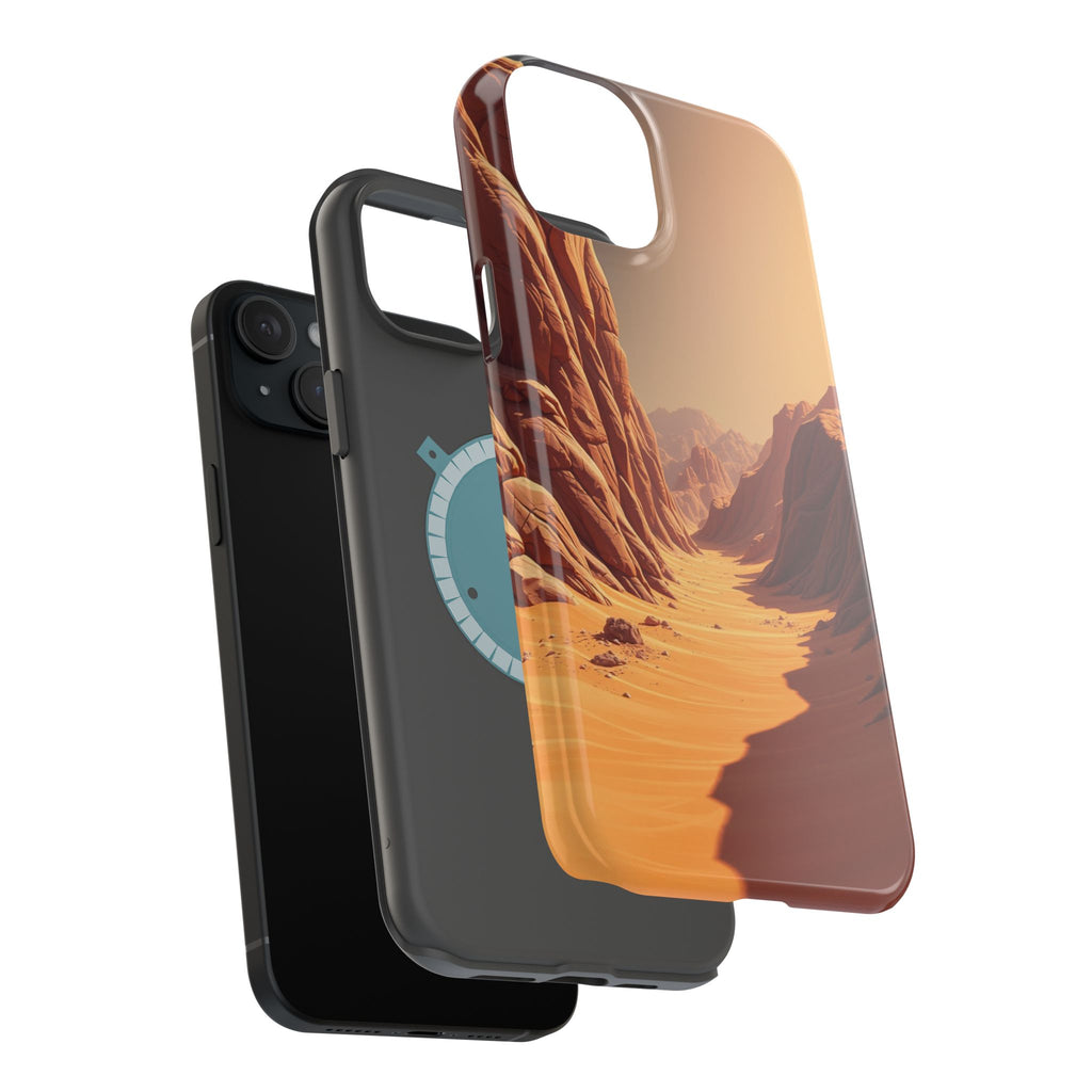 iPhone Burnt Orange And Sand Valley Floor Slim iPhone 20 Everyday · iPhone Case