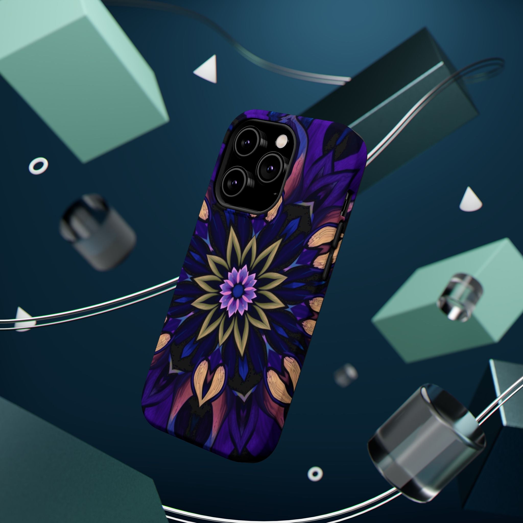 iPhone Floral Mandala Mystic Art Bold Modern Everyday Snap Case · iPhone Case