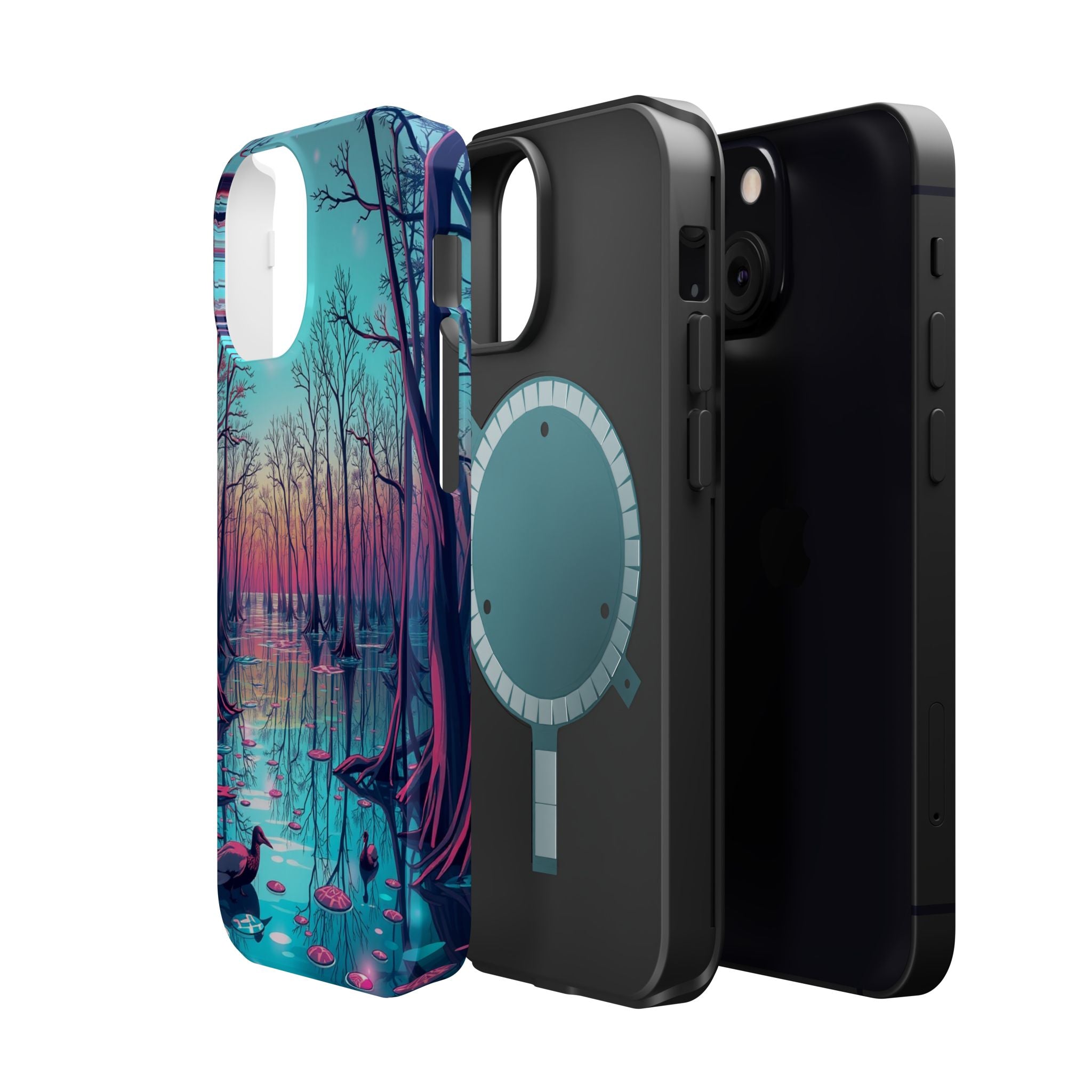 iPhone Cypress Swamp Holographic Iridescent Slim iPhone Everyday · iPhone Case