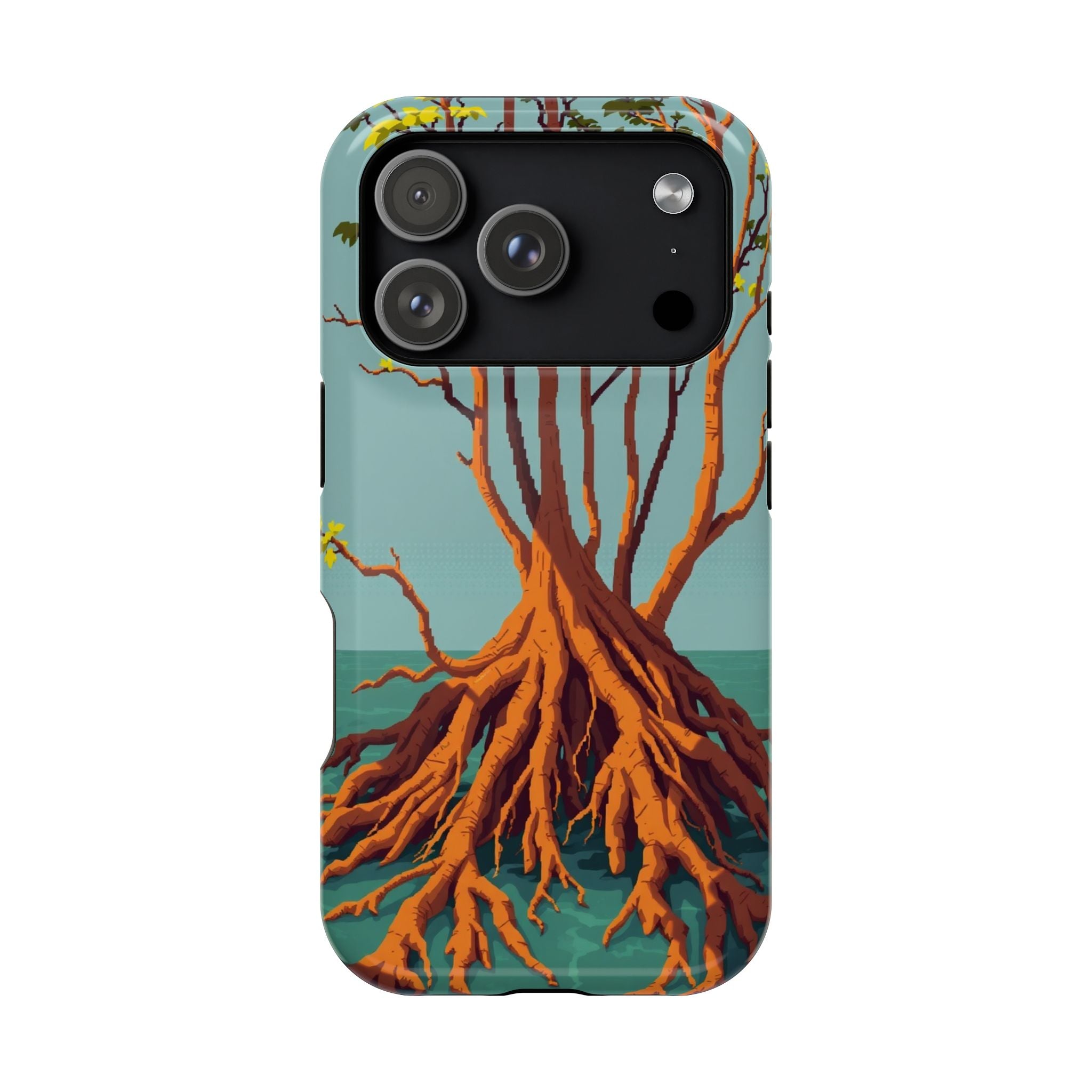 iPhone Mustard And Rust Mangrove Roots Slim Everyday iPhone 13 Designer · iPhone