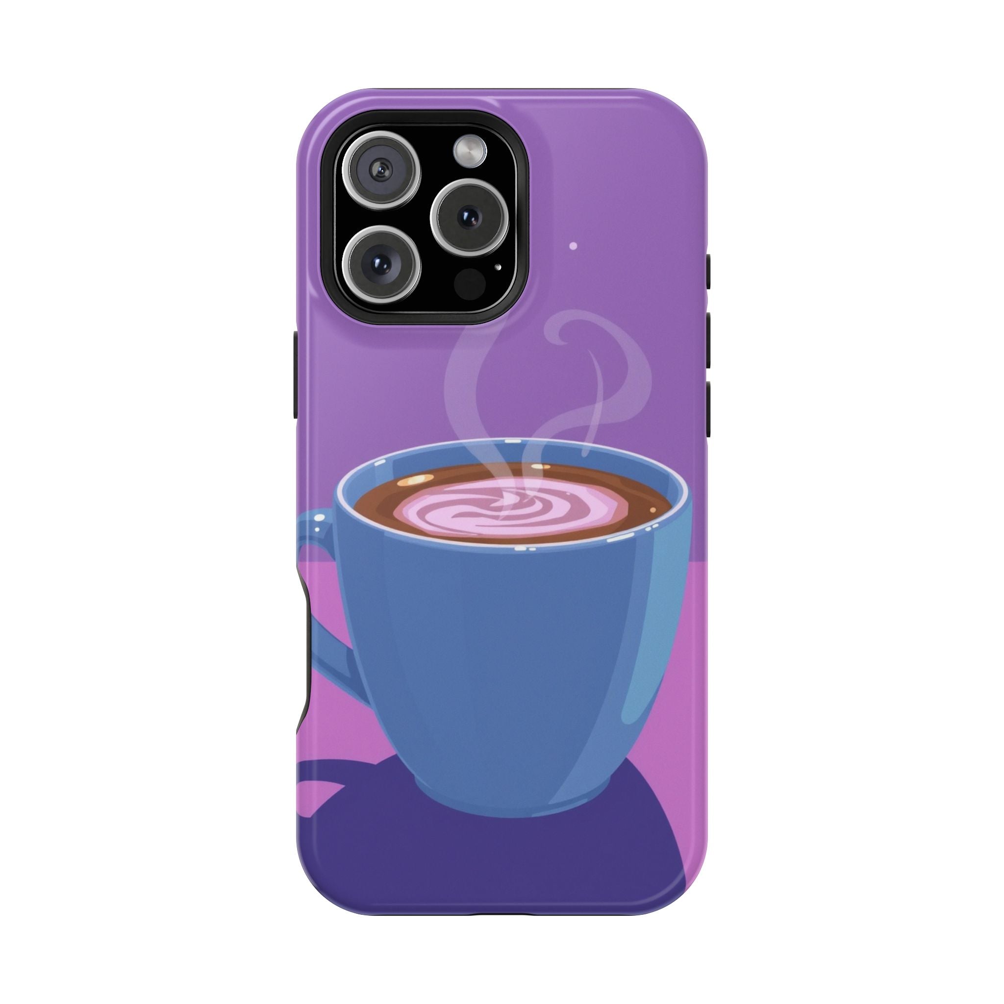 iPhone Emotional Support Coffee Pixel Art -Bit Soft Finish Everyday Case · iPhon