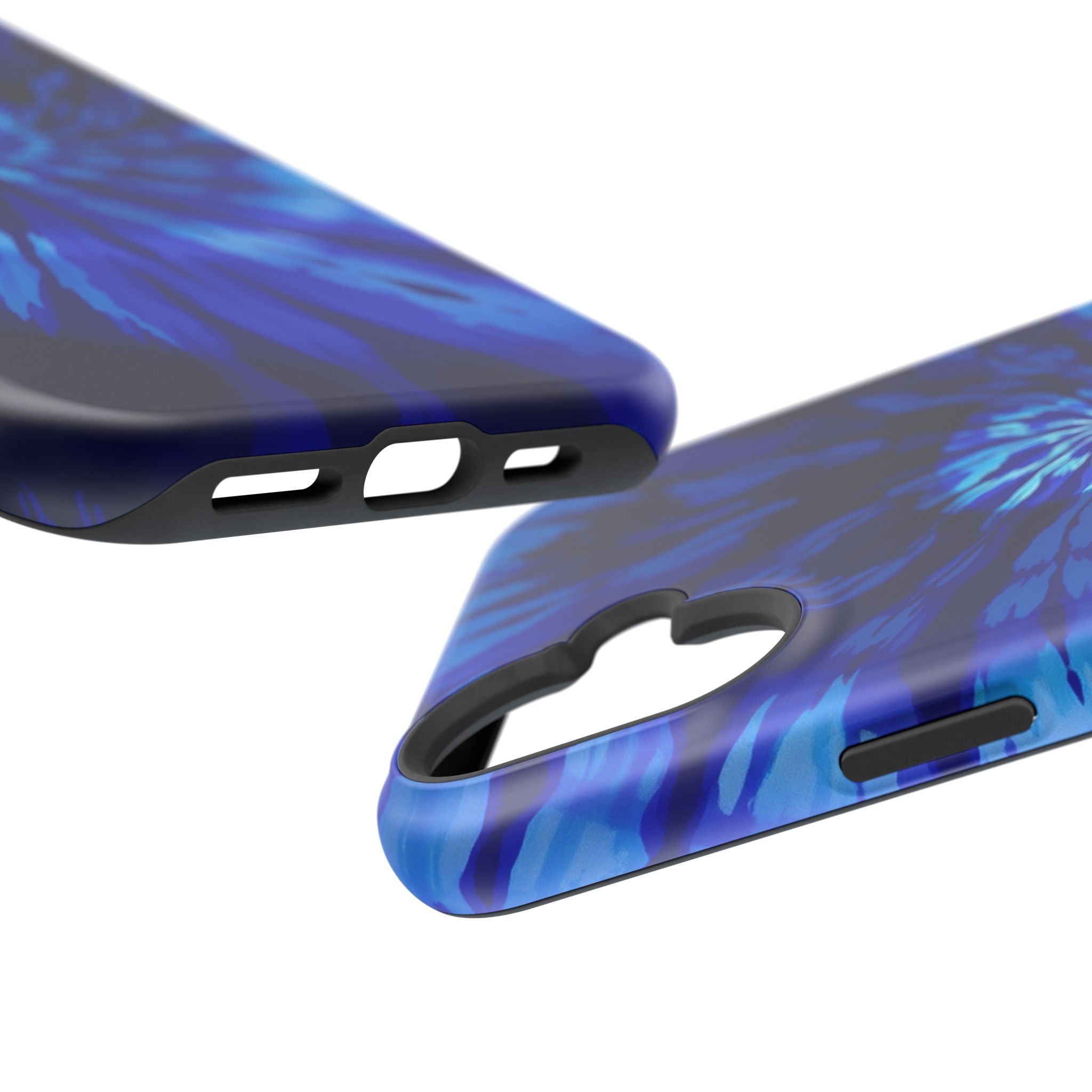 iPhone Tie-Dye Vortex Dark Gothic Ink Slim Everyday Designer Case · iPhone Case