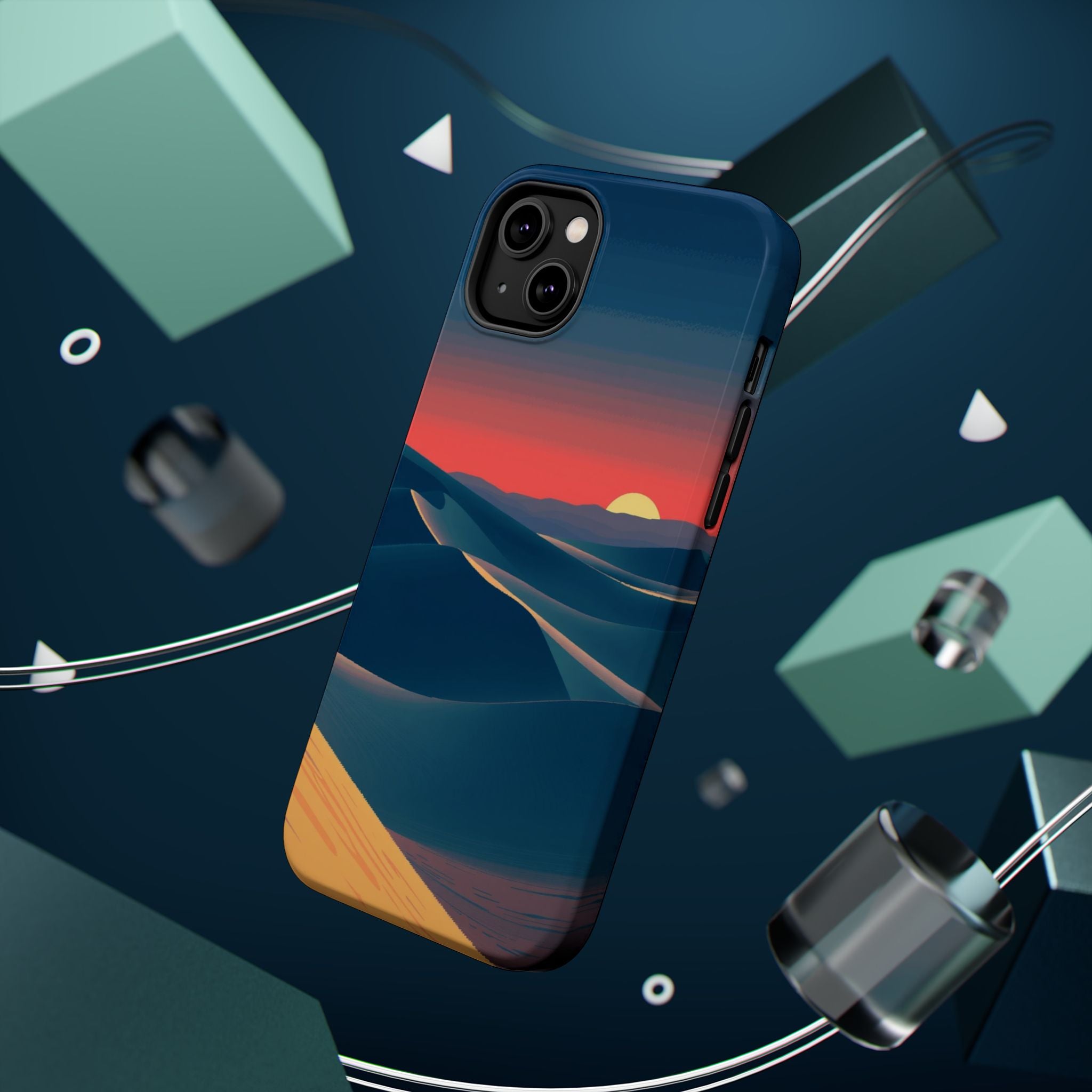 iPhone Sand Dunes at Dusk Bold Art 13 Slim Everyday Designer Case · iPhone Case