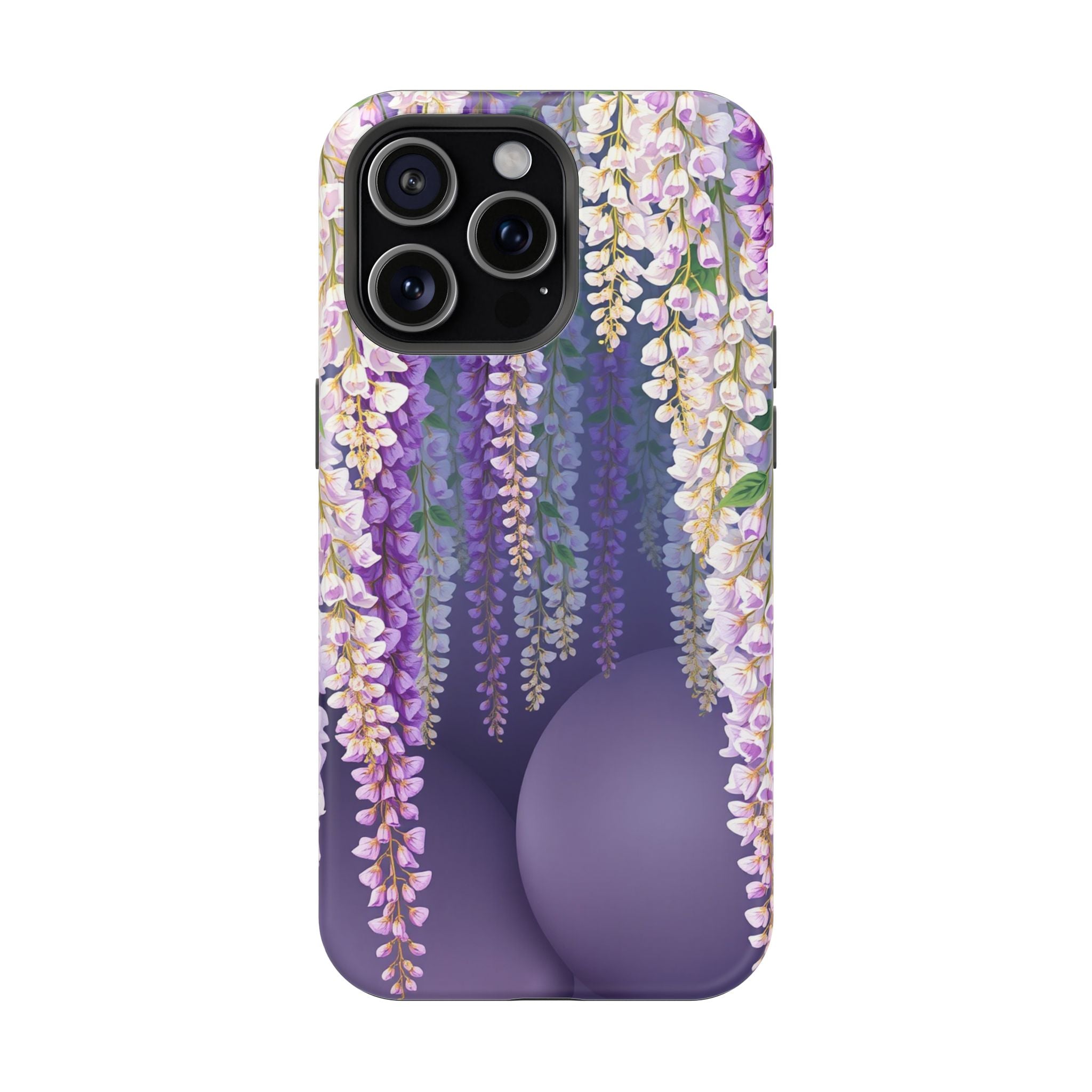 iPhone Mint And Blush Wisteria Cascade Slim Everyday Designer Case · iPhone Case