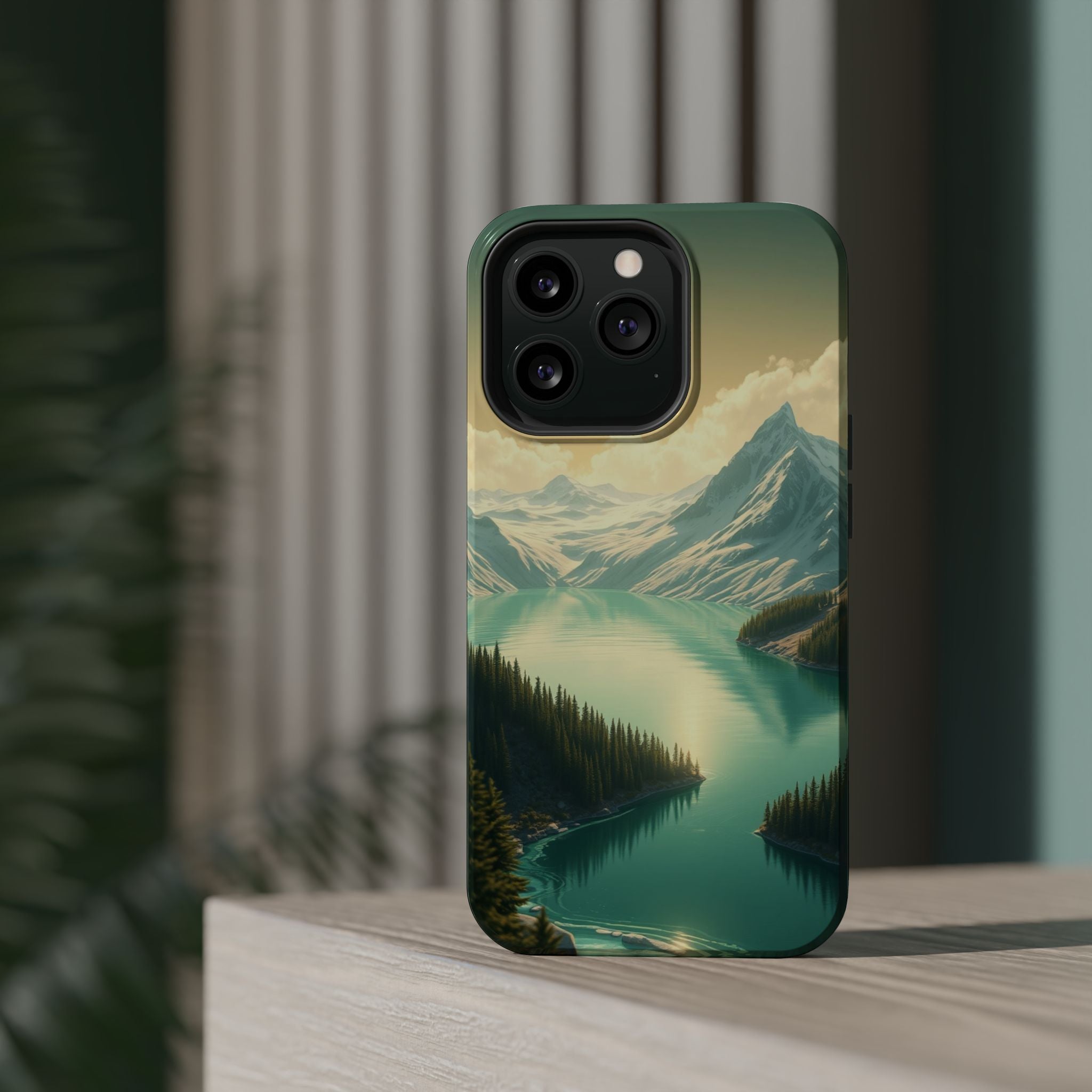 iPhone Glacier Lake Bold Art Slim Everyday Designer Case · iPhone Case