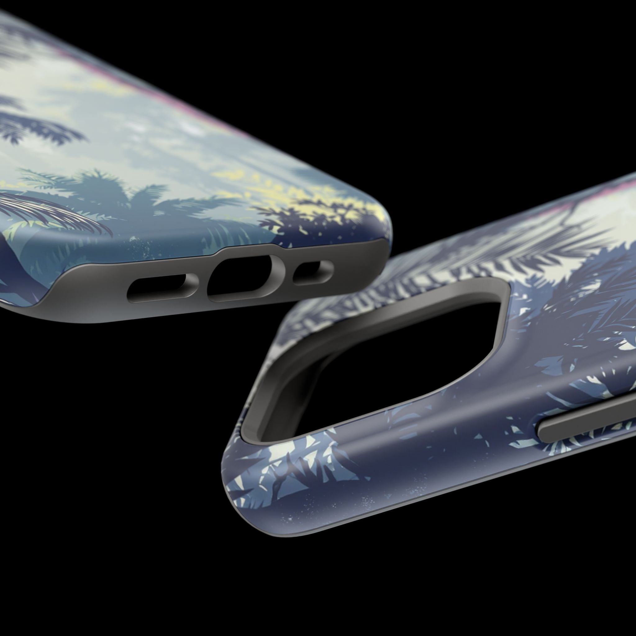 iPhone Rainforest Canopy Grunge Distressed Slim iPhone Everyday · iPhone Case