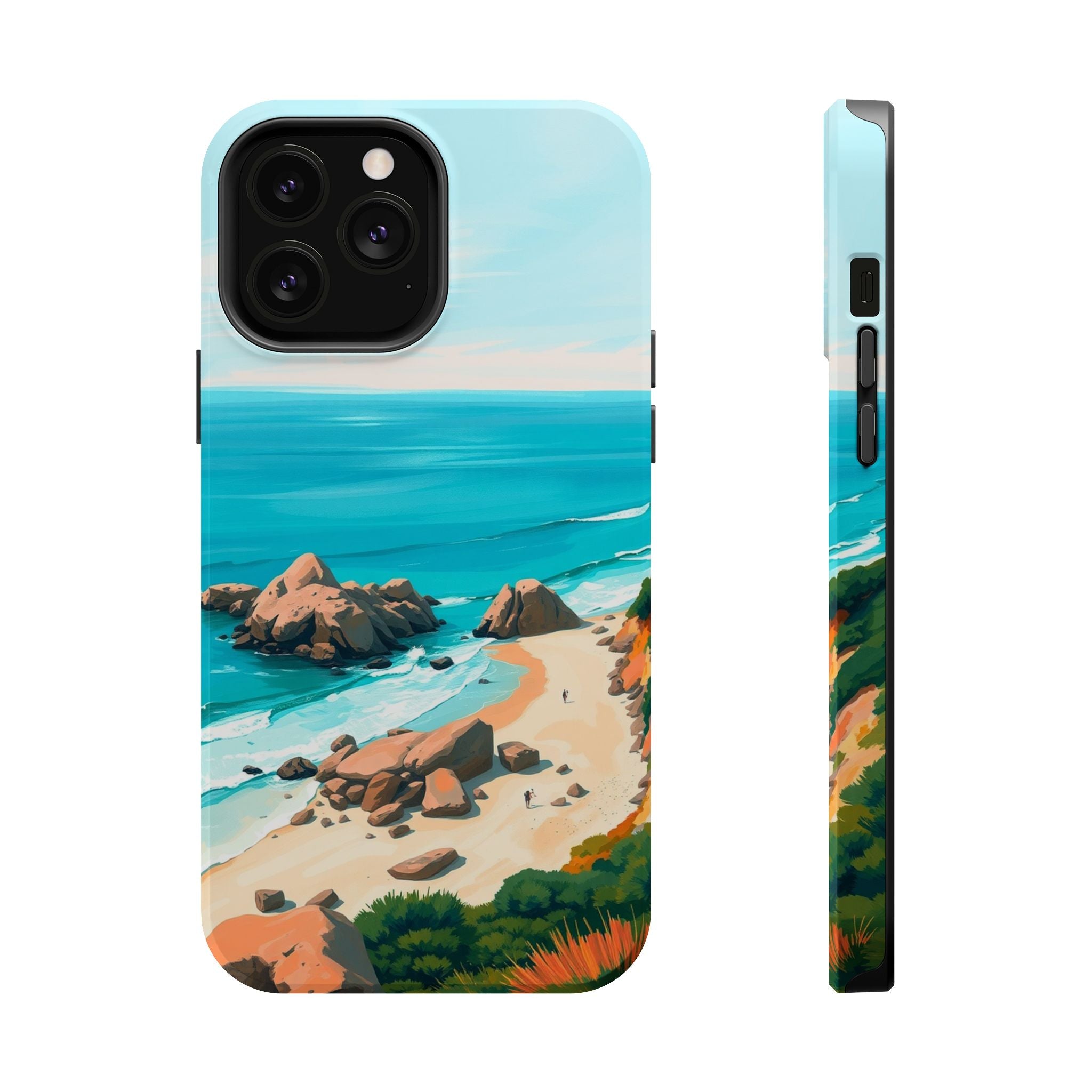 iPhone Pebble Beach Cinematic Art Bold Modern Everyday Snap Case · iPhone Case