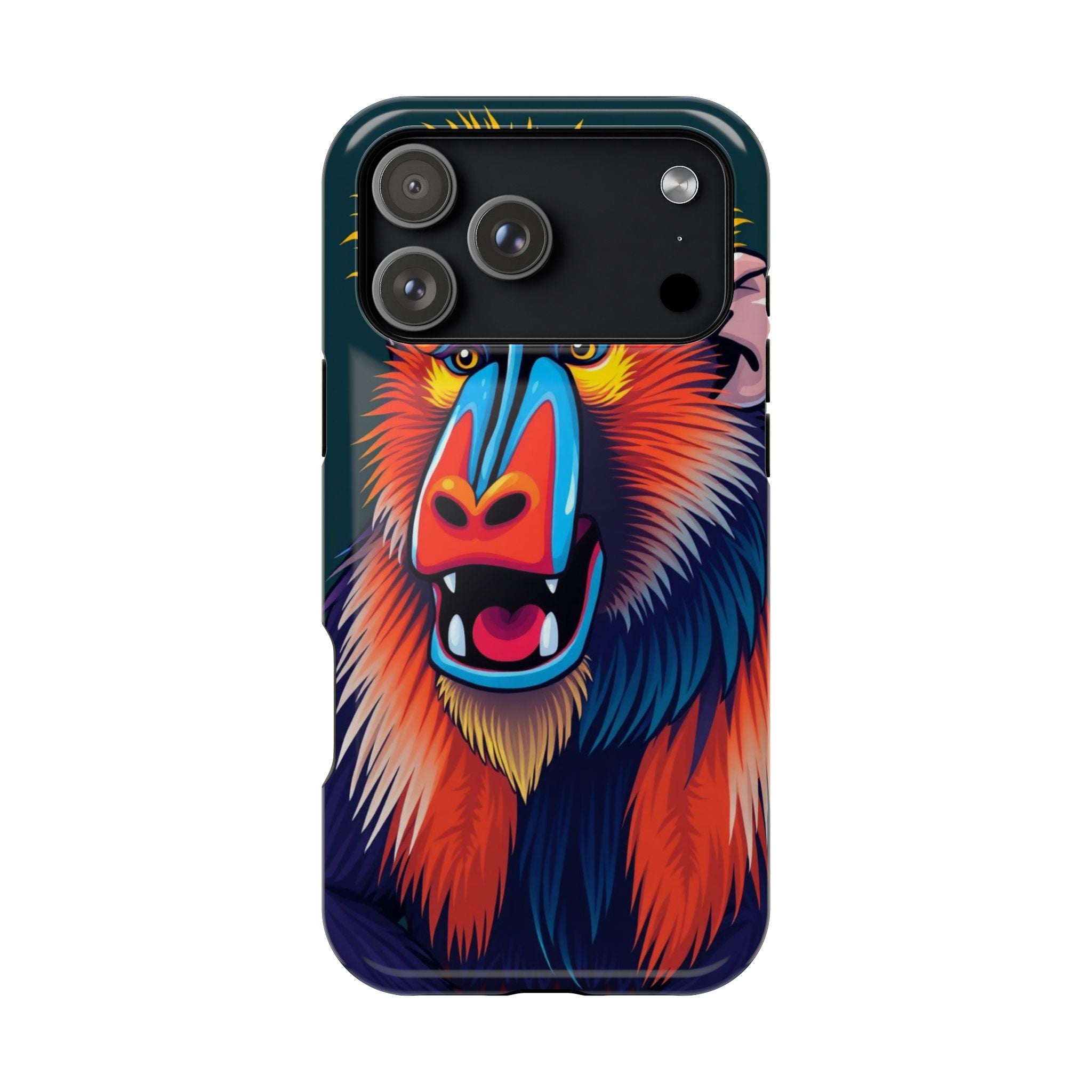 iPhone Mandrill Colorful Face Kids Fun iPhone Phone Case Gift Slim · iPhone Case