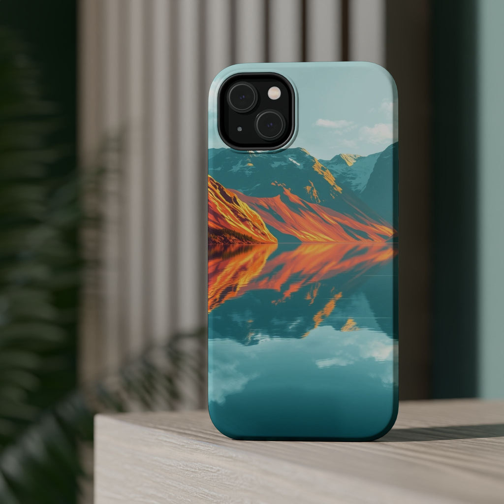 iPhone Fjord Reflection Gold Foil Luxury Slim Everyday iPhone Designer · iPhone