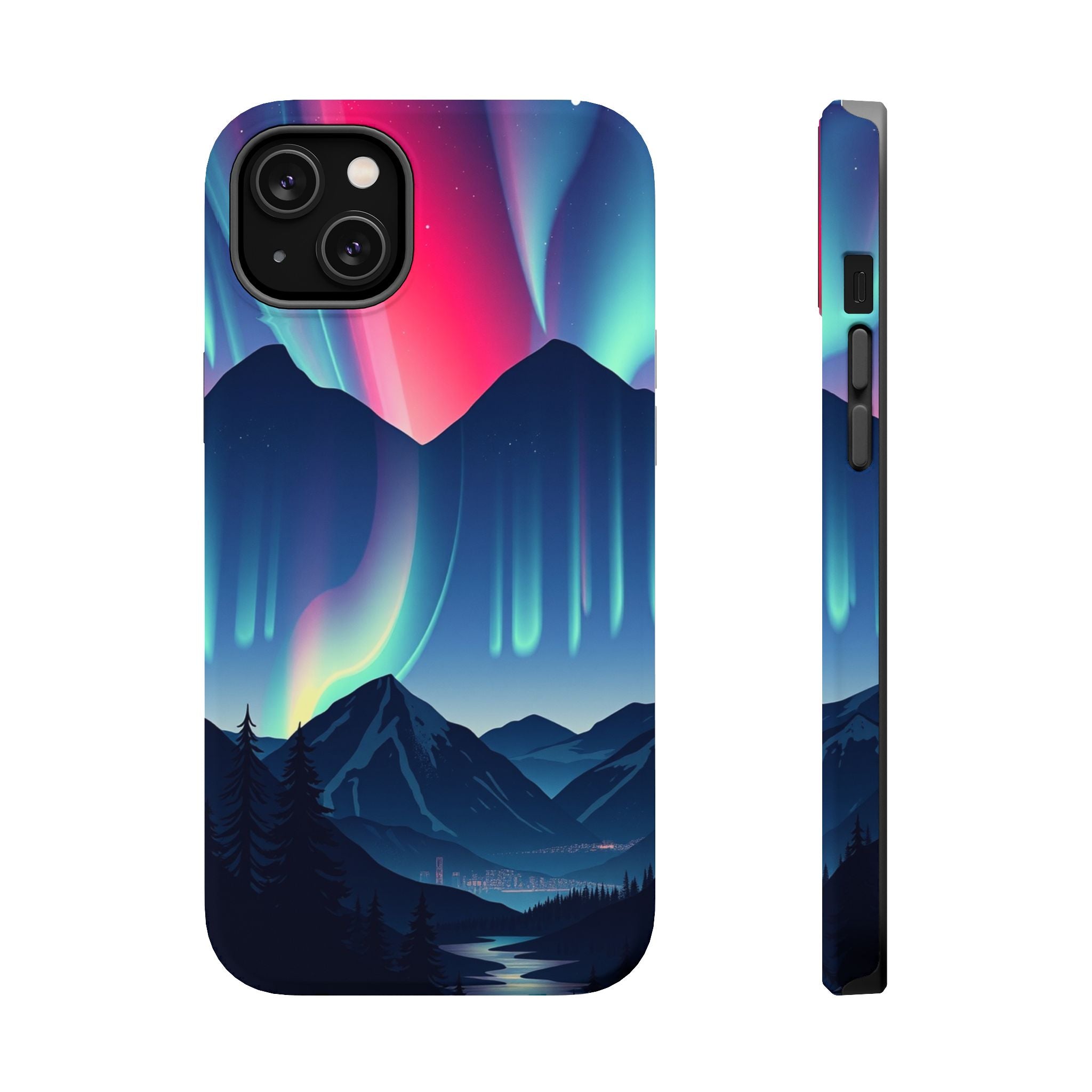 iPhone Dreamy Northern Lights Design Slim Everyday Designer Case · iPhone Case
