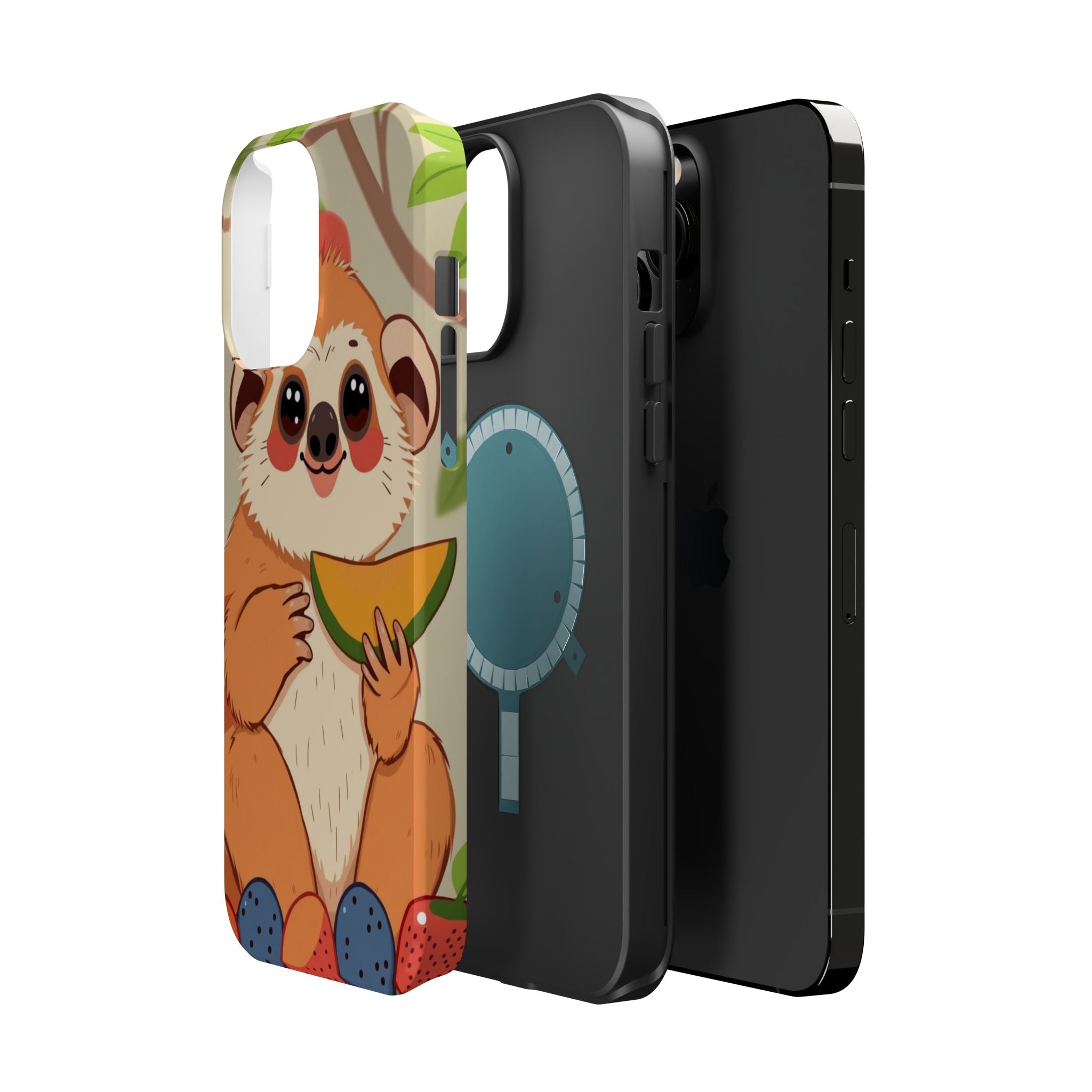 iPhone Slow Loris with Fruit Kids Fun iPhone Phone Case Gift Slim · iPhone Case