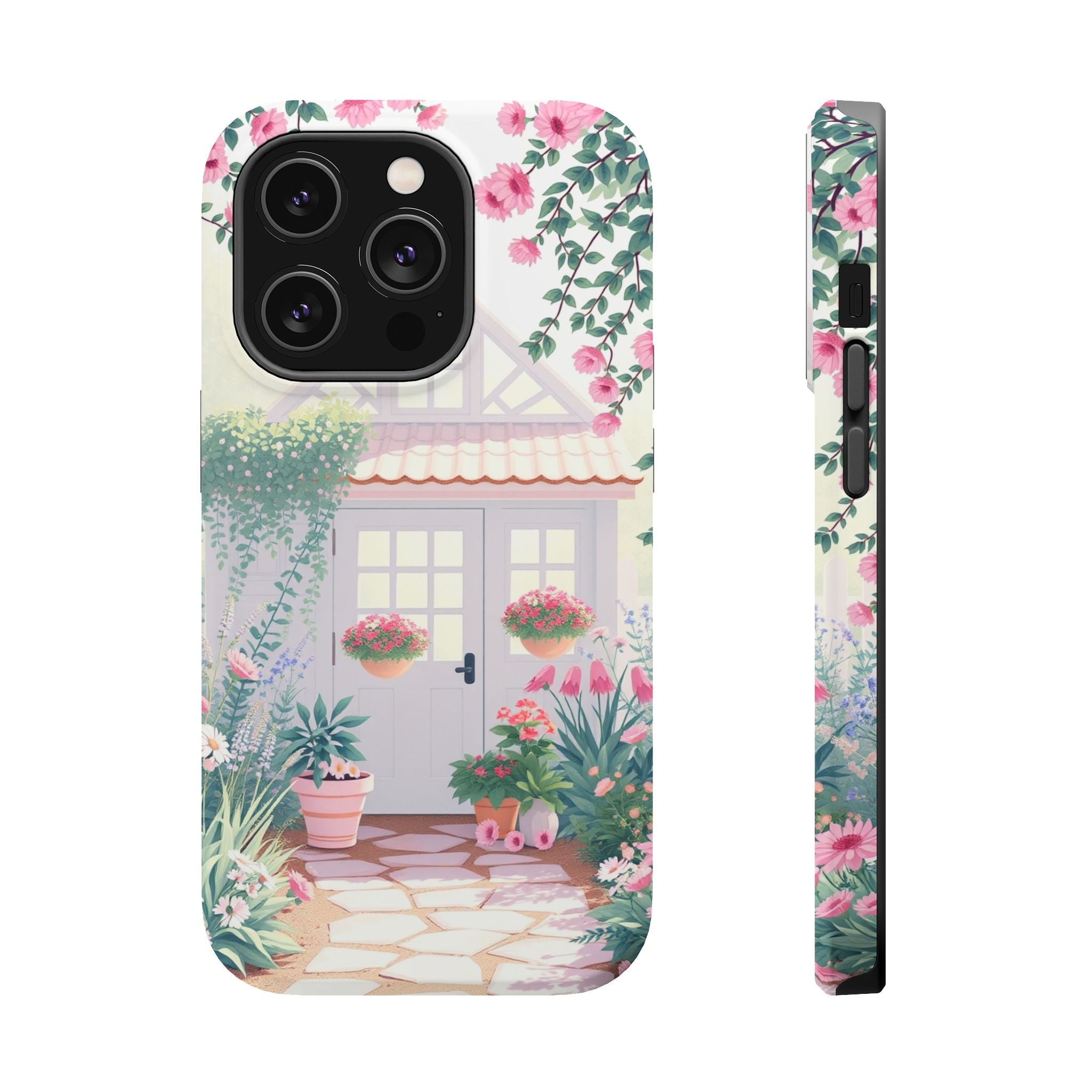 iPhone Cottage Garden Pastel Kawaii Slim Everyday Designer Case · iPhone Case