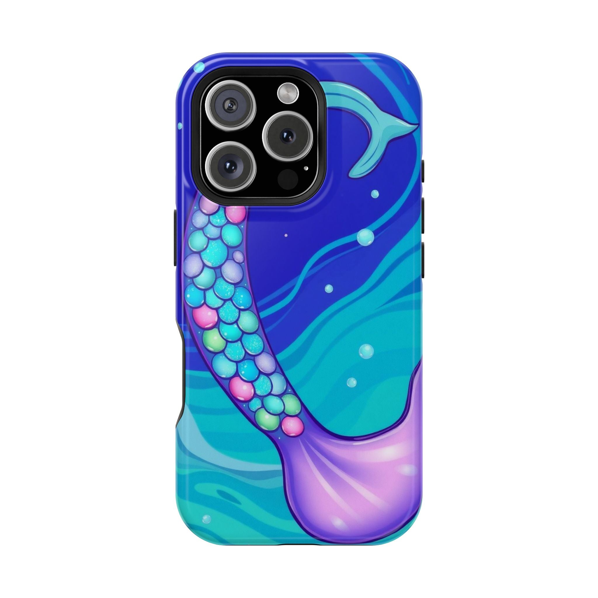 iPhone Mermaid Tail Swirl Kids Fun iPhone Phone Case Gift Artistic · iPhone Case