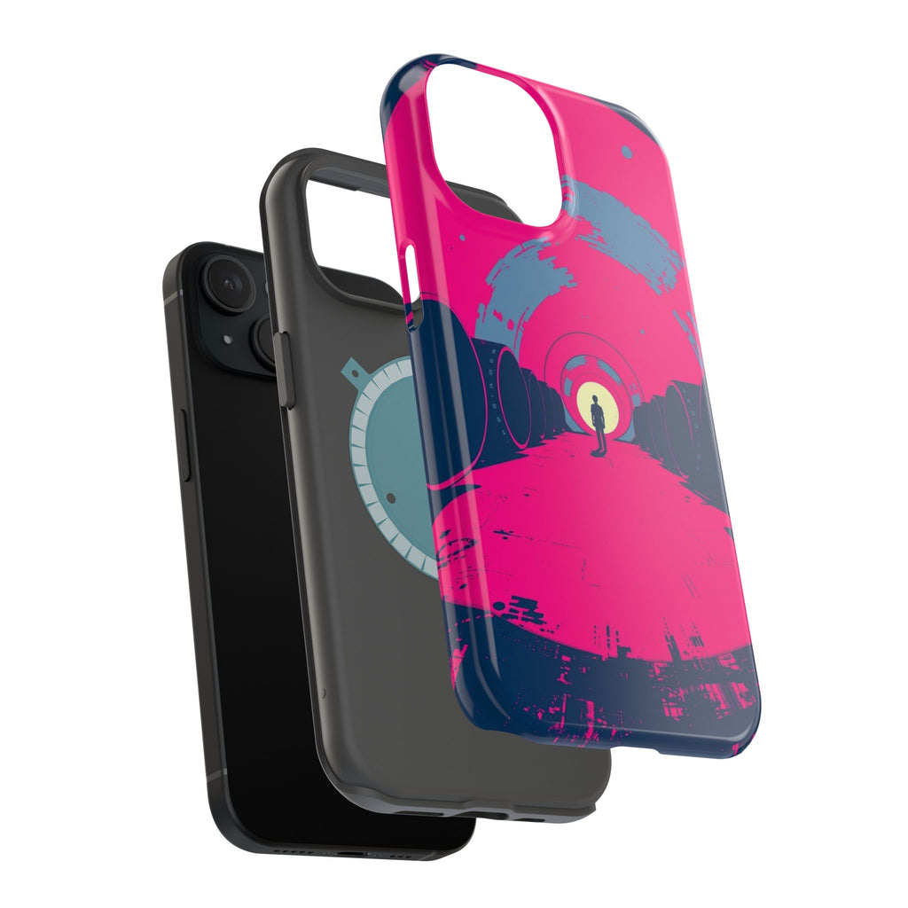 iPhone 1960s Mod Circles Bold Art Bold Modern Everyday Snap Case · iPhone Case