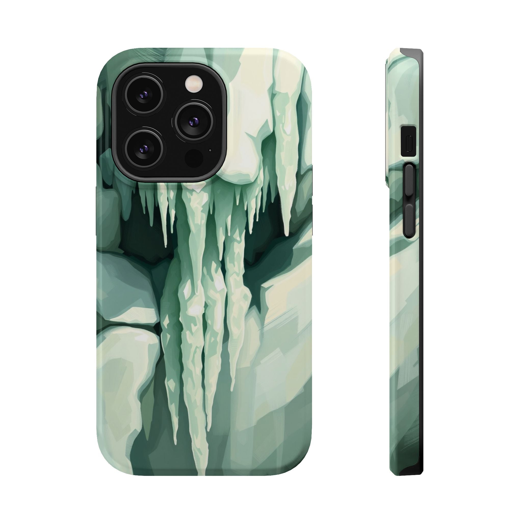 iPhone Earthy Icicle Formation Design Slim Everyday Designer Case · iPhone Case