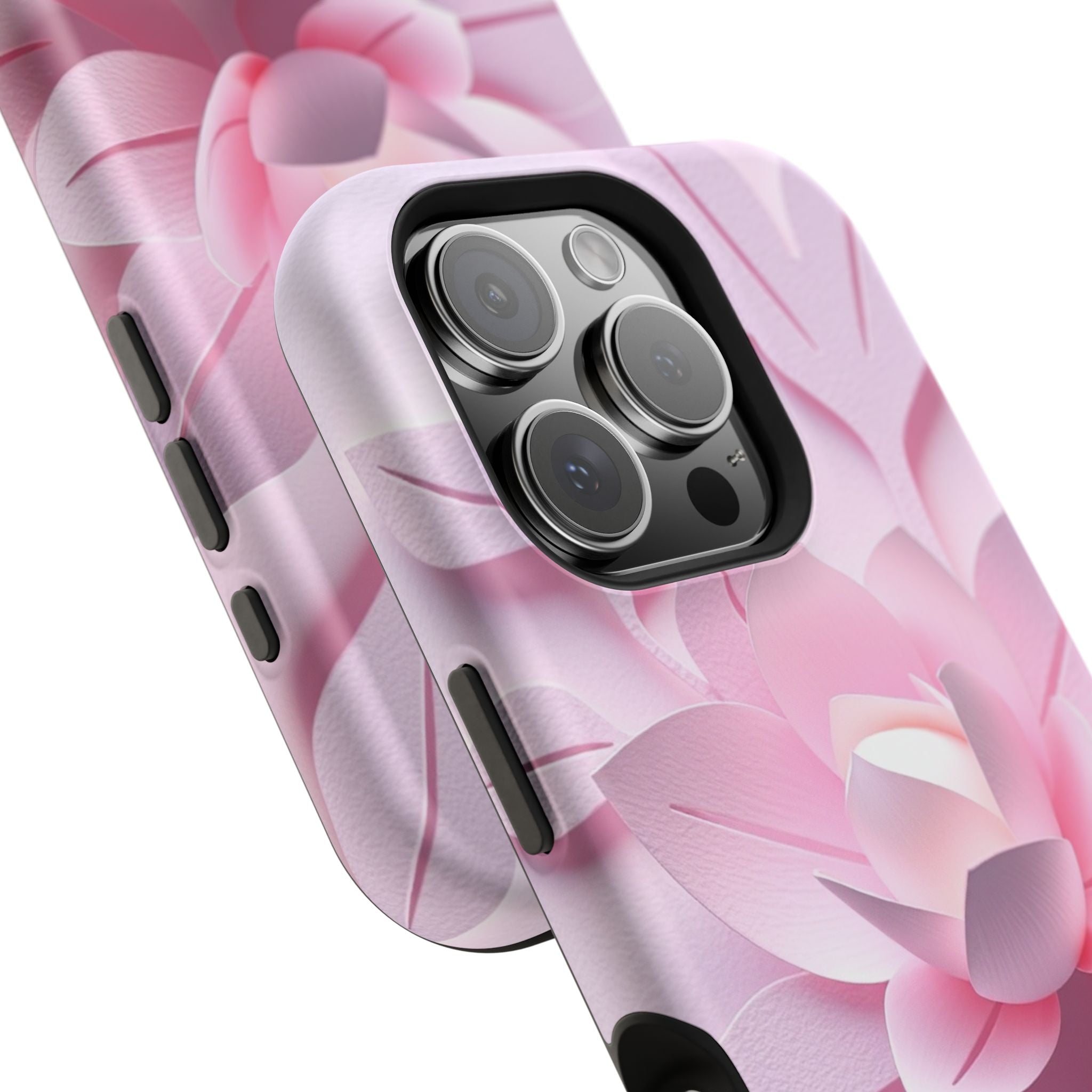 iPhone Floral Geometric Paper Cut Art Slim Everyday Designer Case · iPhone Case