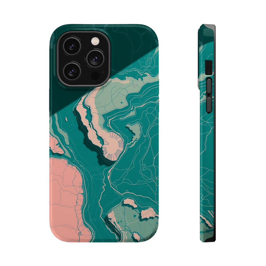 iPhone Earthy River Delta Aerial Design Slim Everyday iPhone 18 · iPhone Case
