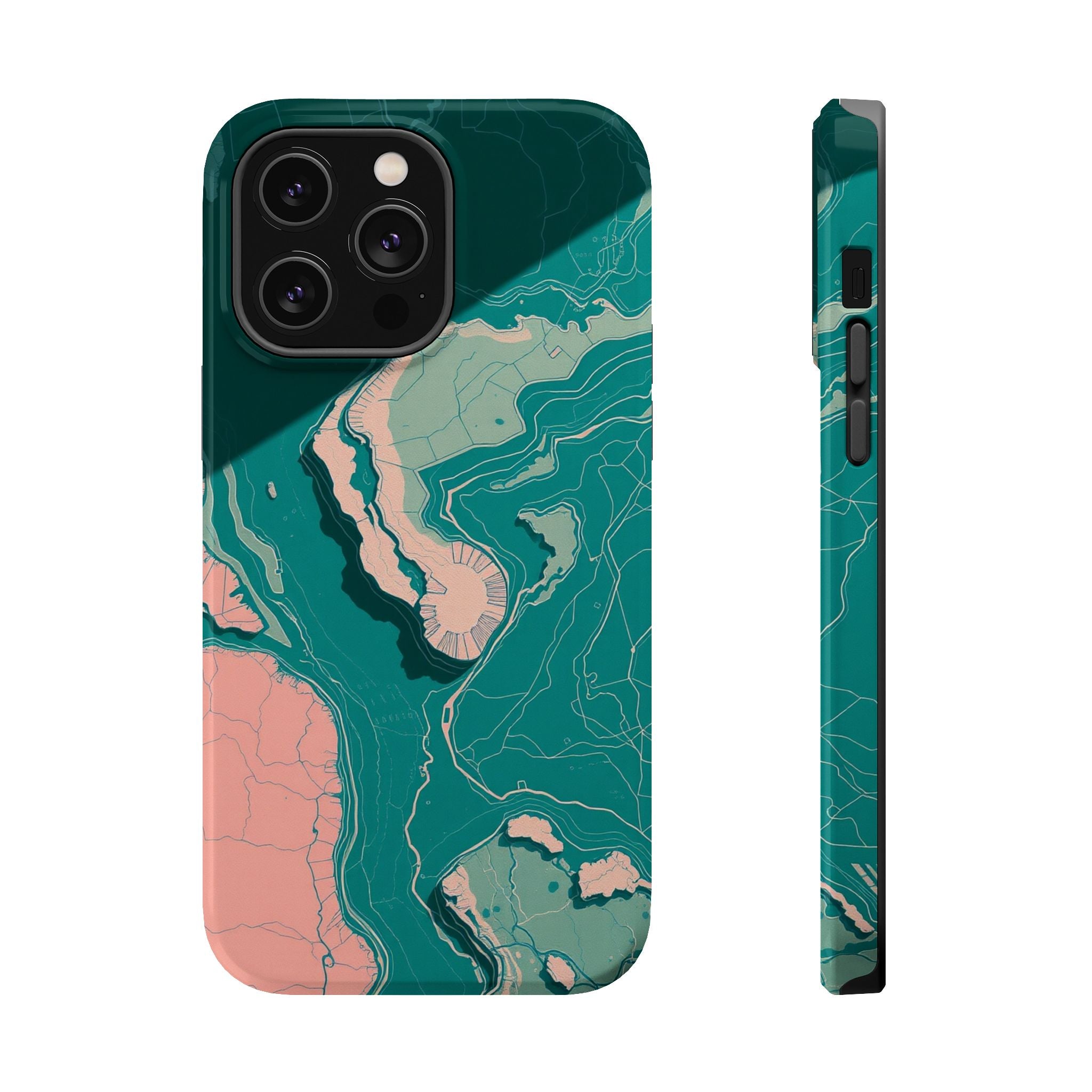 iPhone Earthy River Delta Aerial Design Slim Everyday iPhone 18 · iPhone Case