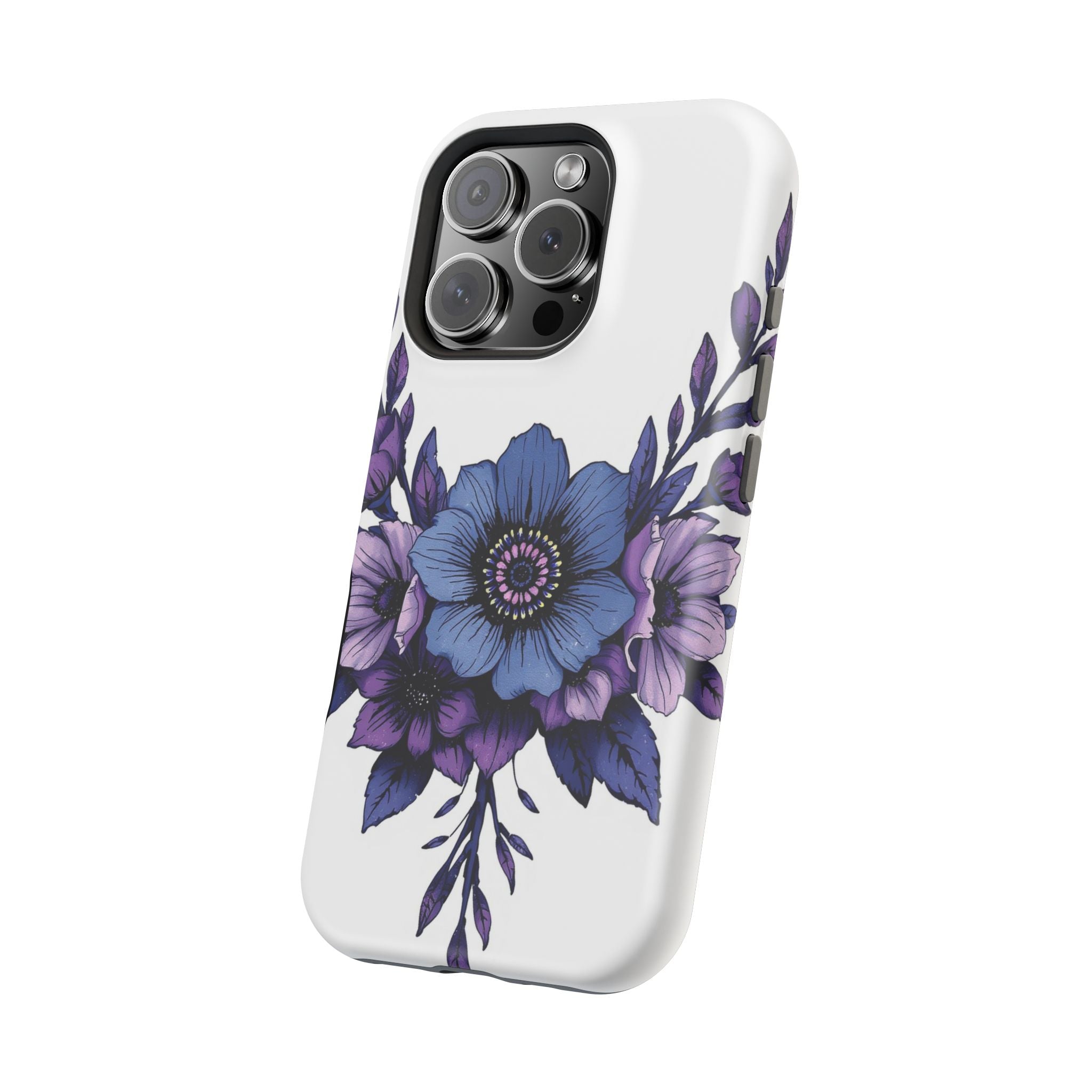 iPhone Floral Crown Grunge Distressed Slim Everyday Designer Case · iPhone Case