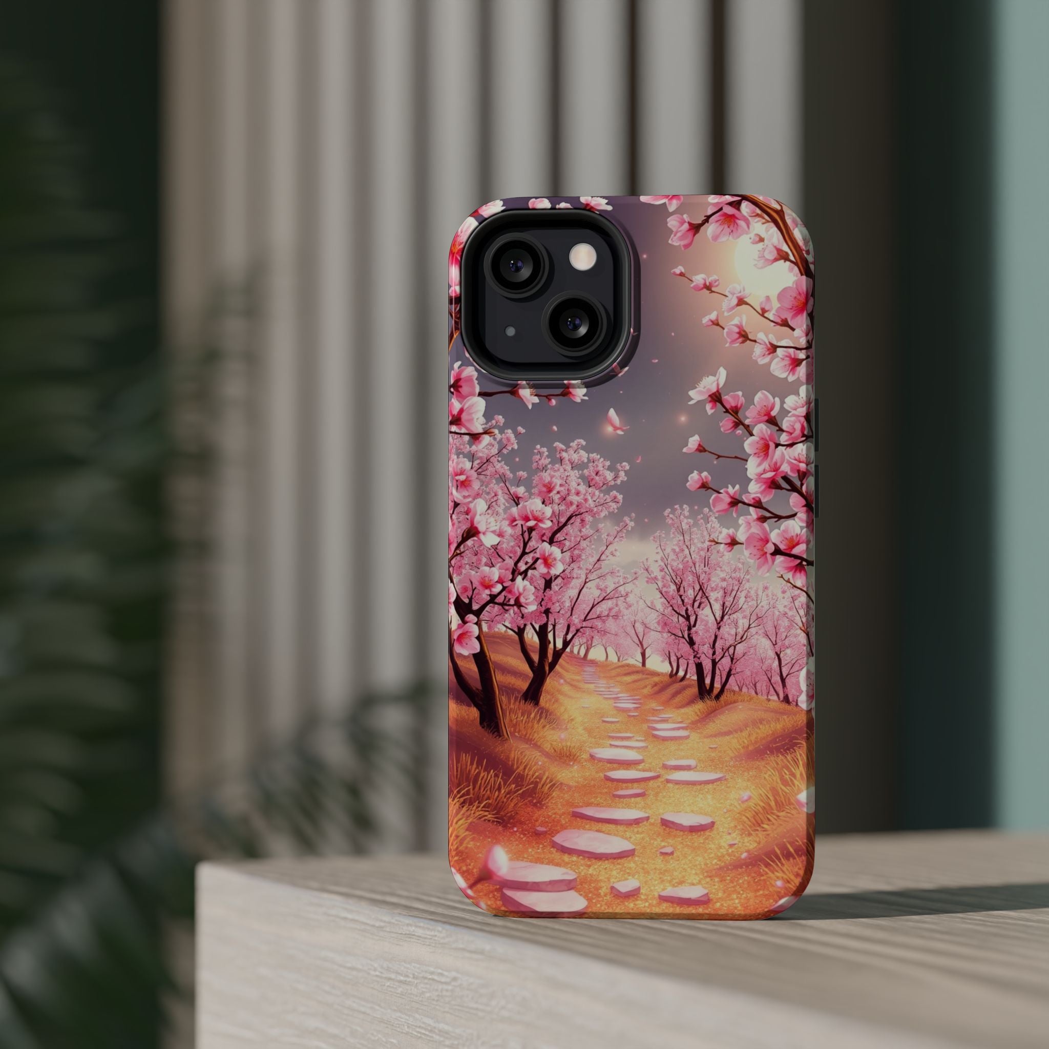 iPhone Dreamy Blossom Trail Design 14 Slim Everyday Designer Case · iPhone Case