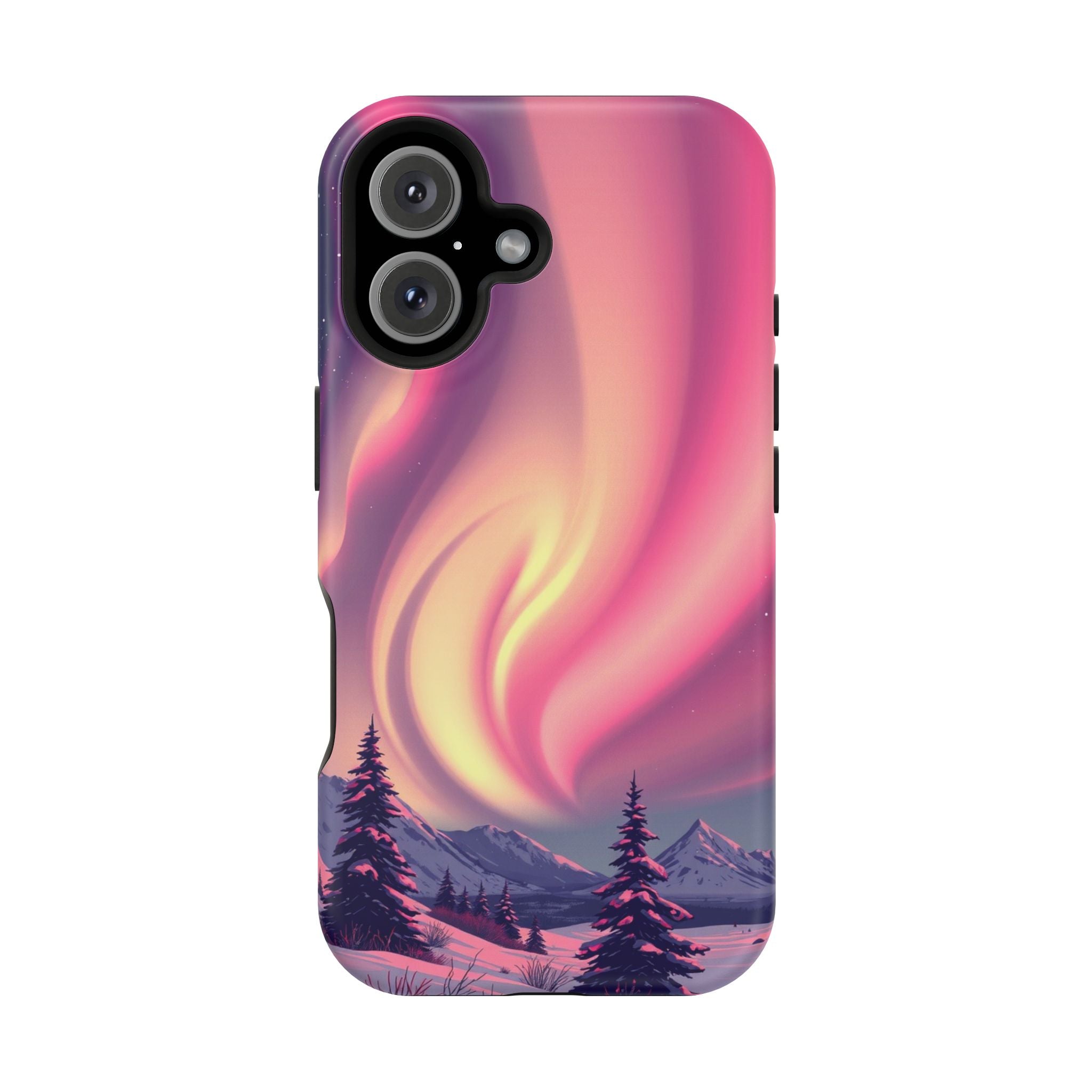 iPhone Rose Pink And Cream Northern Lights Slim iPhone Everyday · iPhone Case