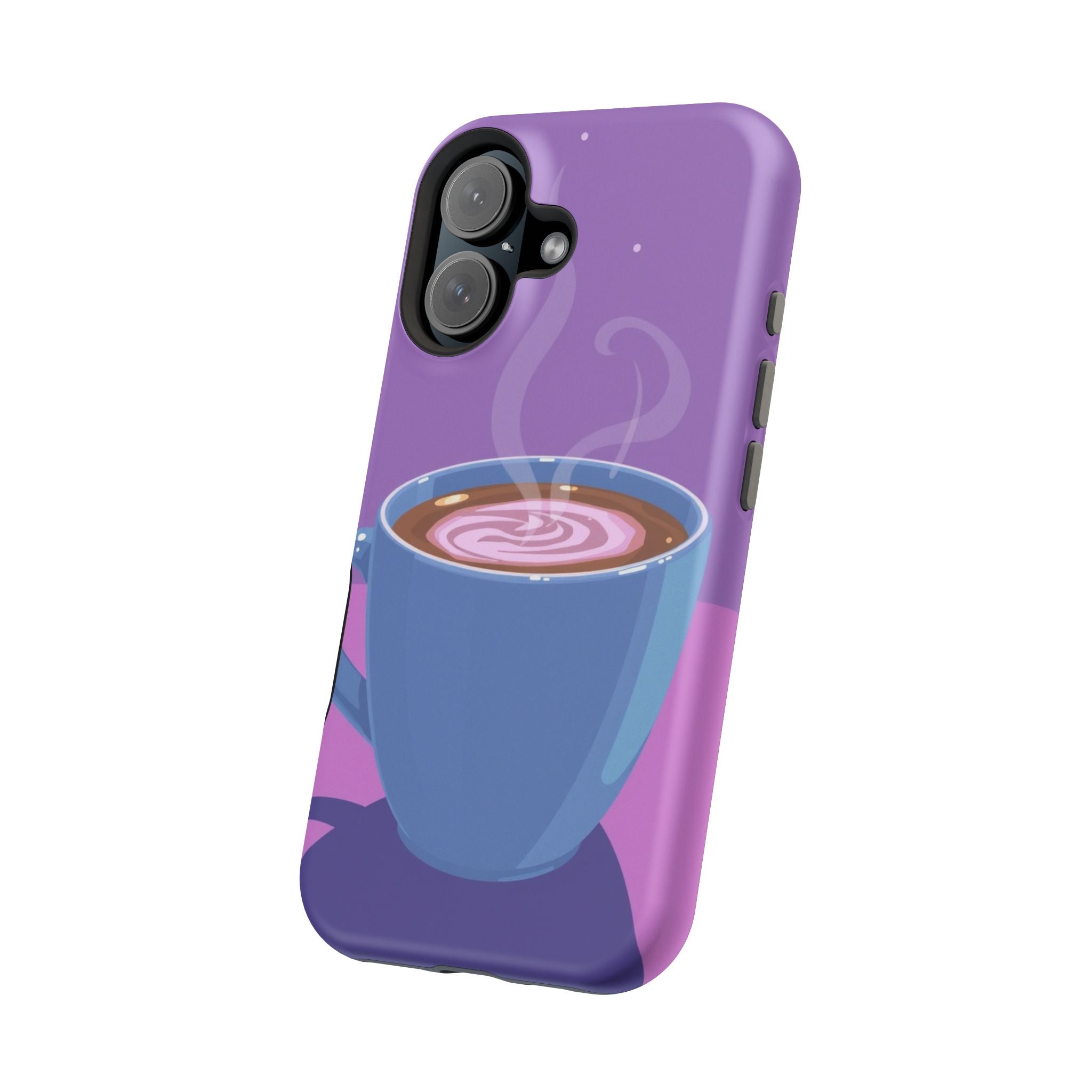 iPhone Emotional Support Coffee Pixel Art -Bit Soft Finish Everyday Case · iPhon